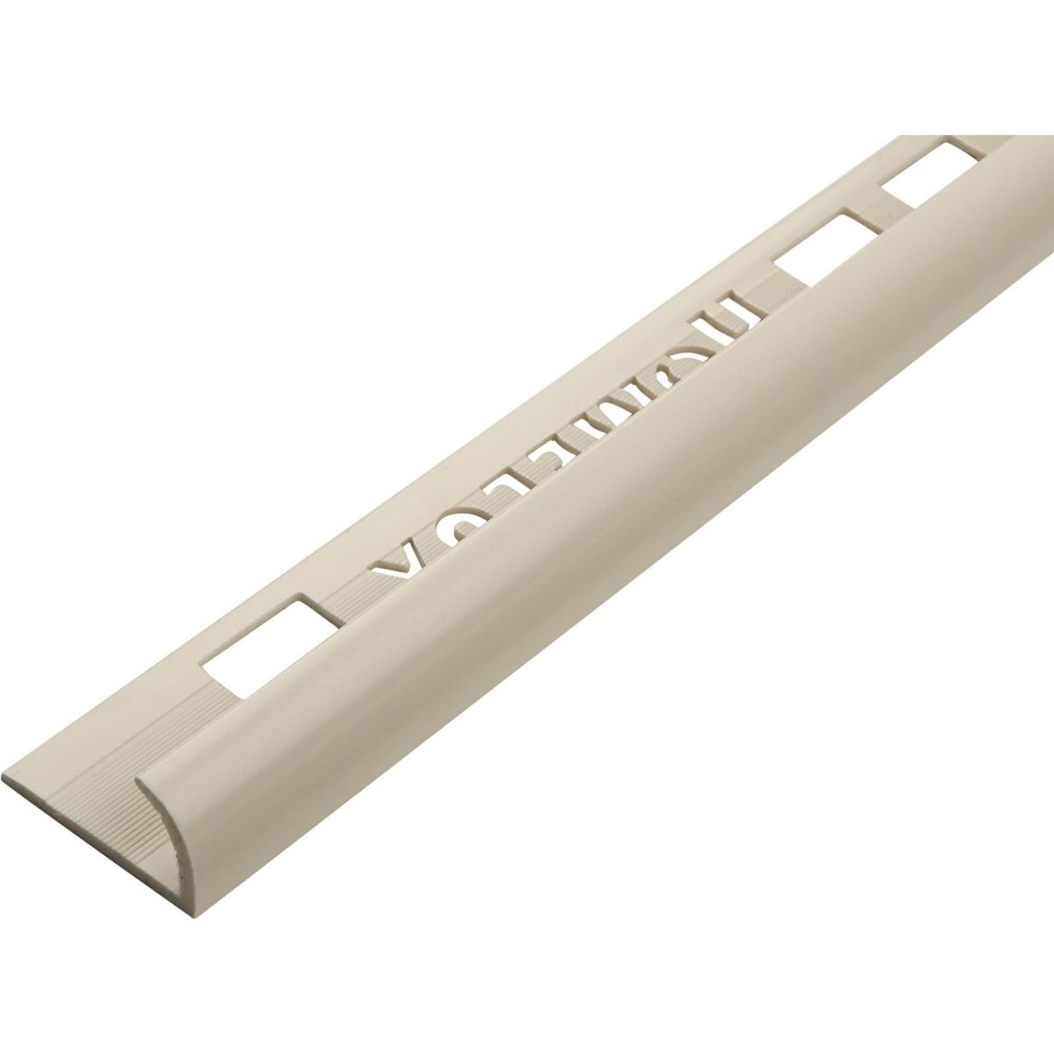 Homelux 6mm Round Edge PVC Tile Trim Soft Cream 1.83m Homebase