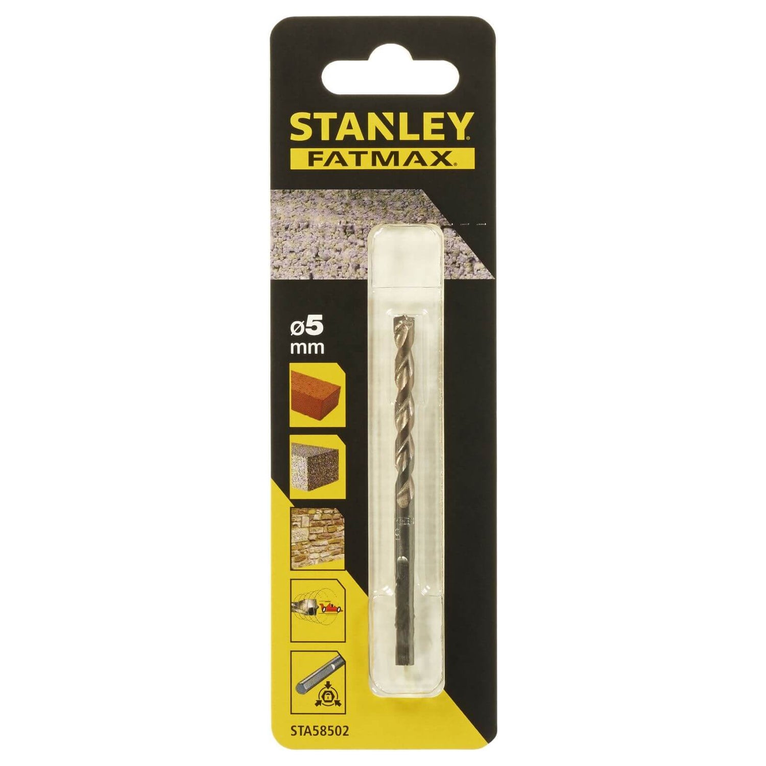 Stanley Fatmax Masonry Drill Bit 5 x 85mm STA58502QZ Homebase