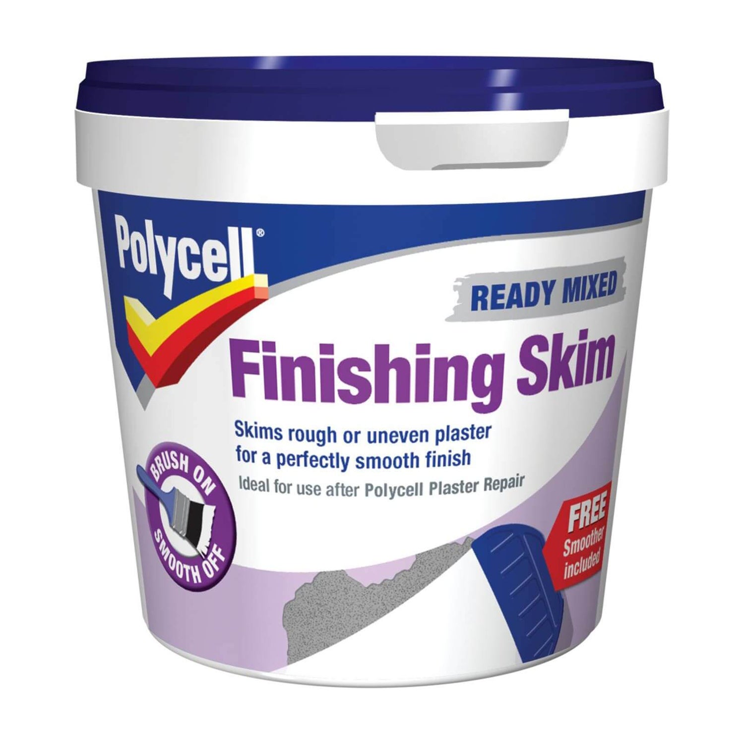 Polycell Finishing Skim Ready Mix Polyfilla - 1L | Homebase