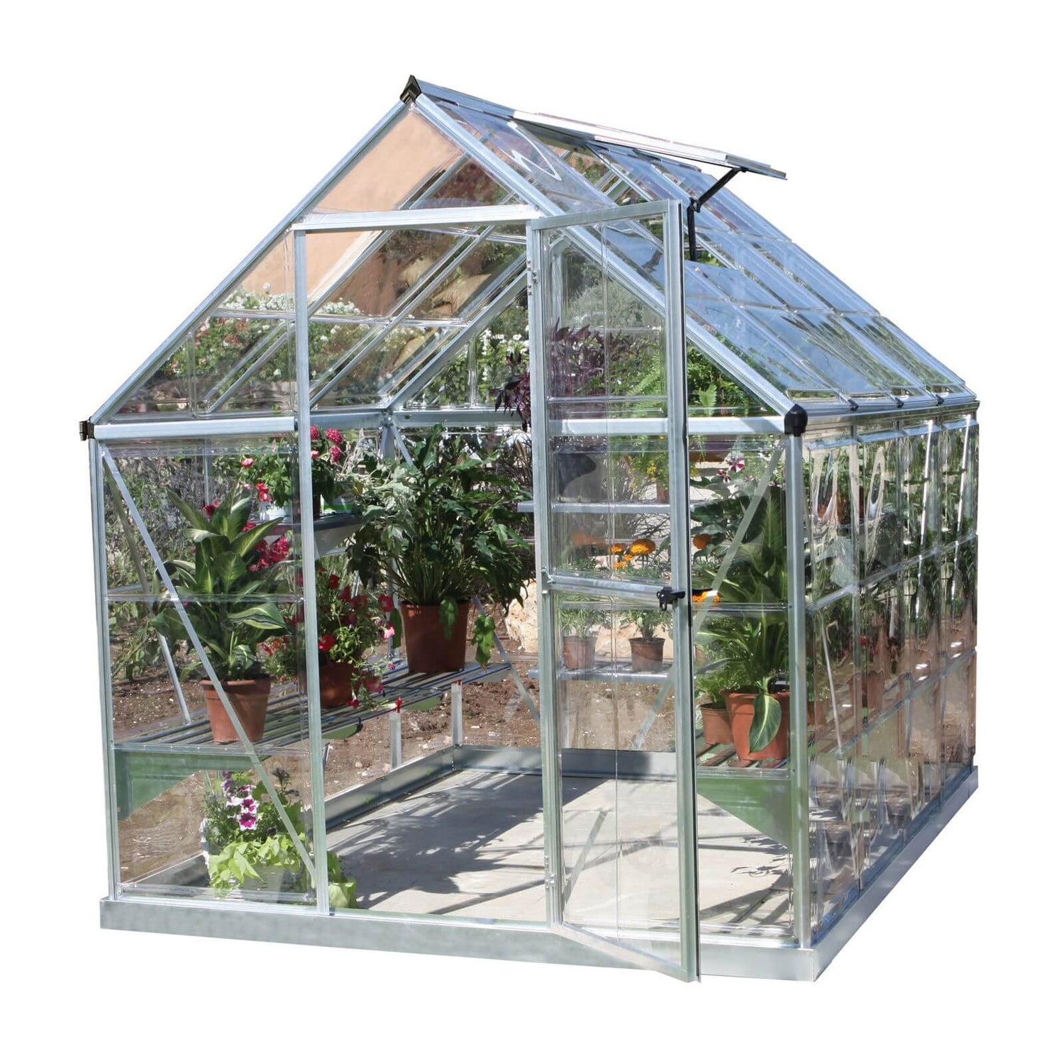 Palram Canopia Harmony Greenhouse 6X14 Silver Homebase