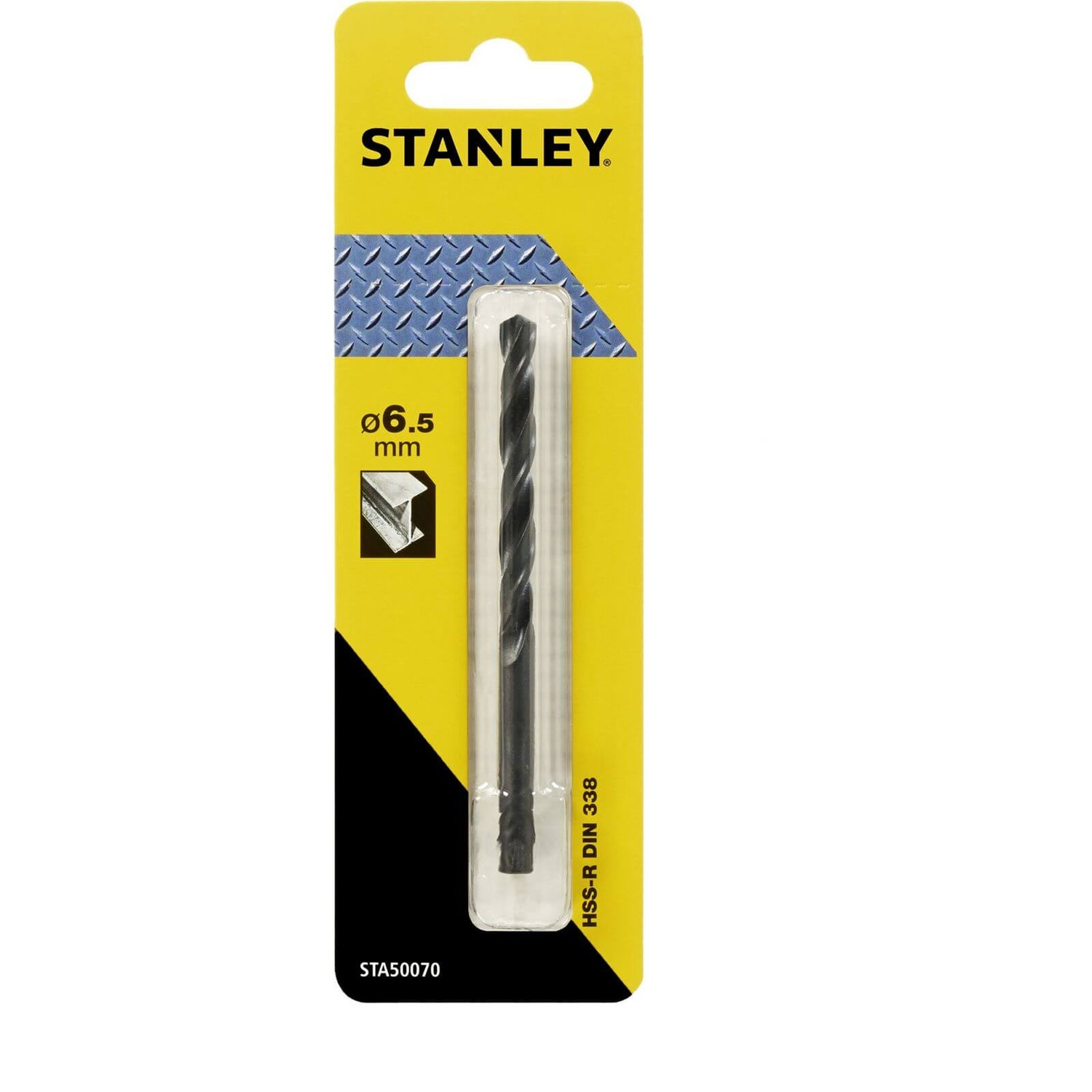 Stanley Metal Drill Bit 6.5mm STA50070QZ Homebase