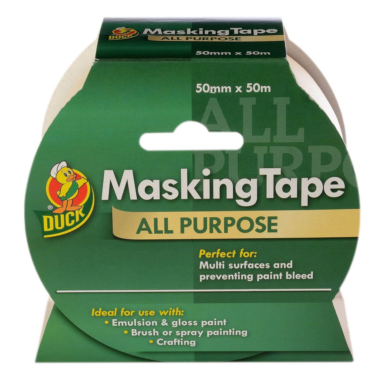 Duck All Purpose Masking Tape 50mm x 50m Homebase