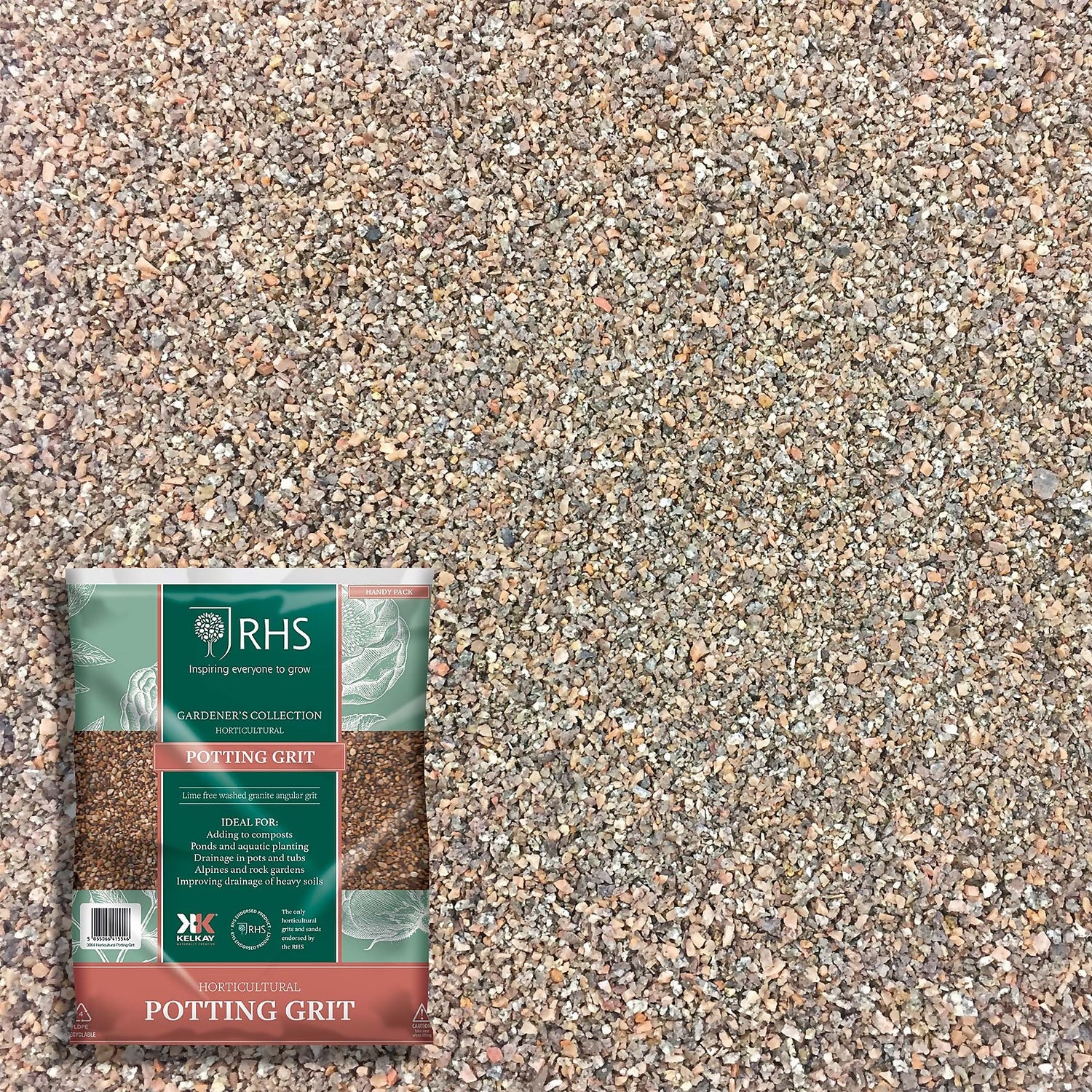 RHS Horticultural Potting Grit Handy Pack Homebase