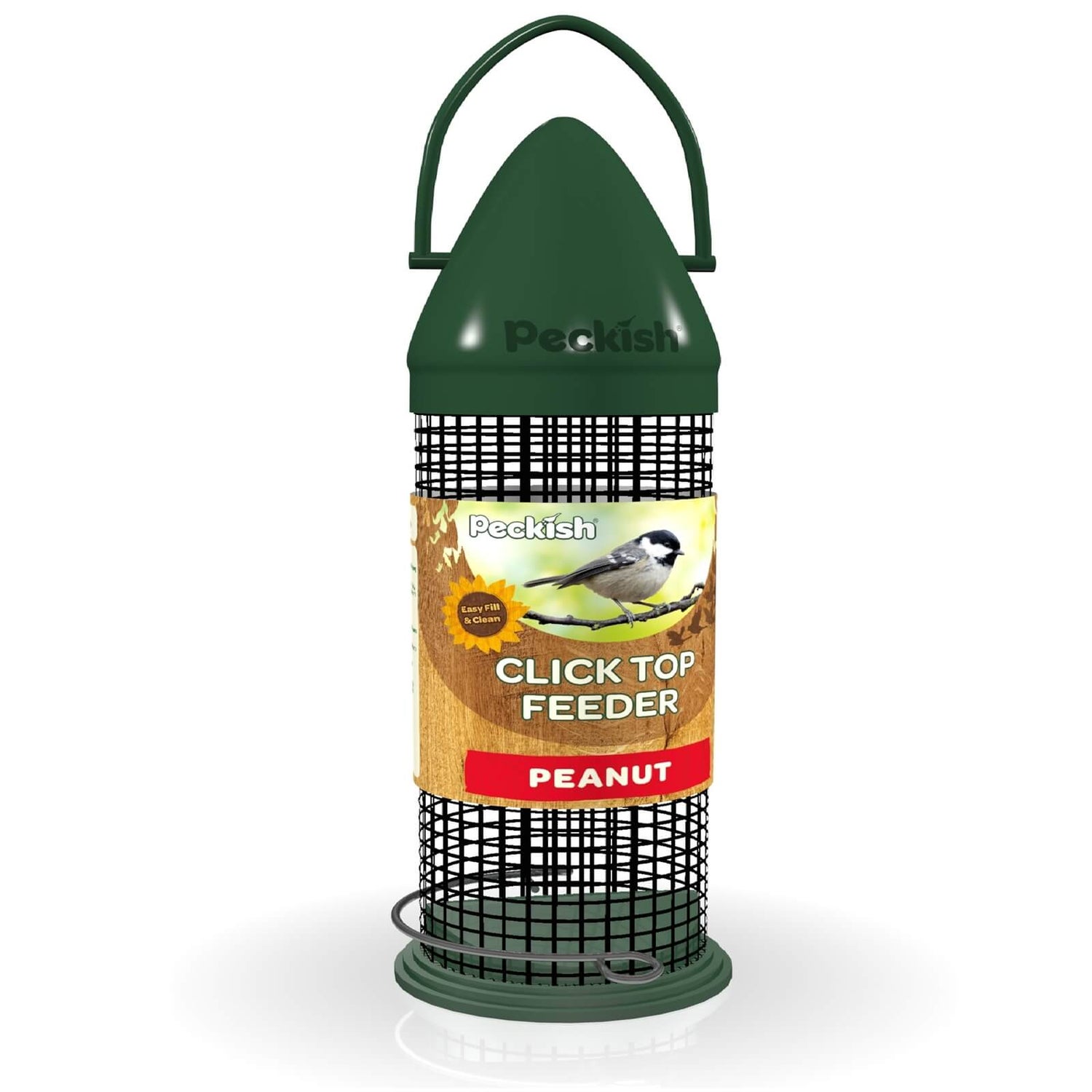 Peckish Click Top Peanut Bird Feeder Homebase