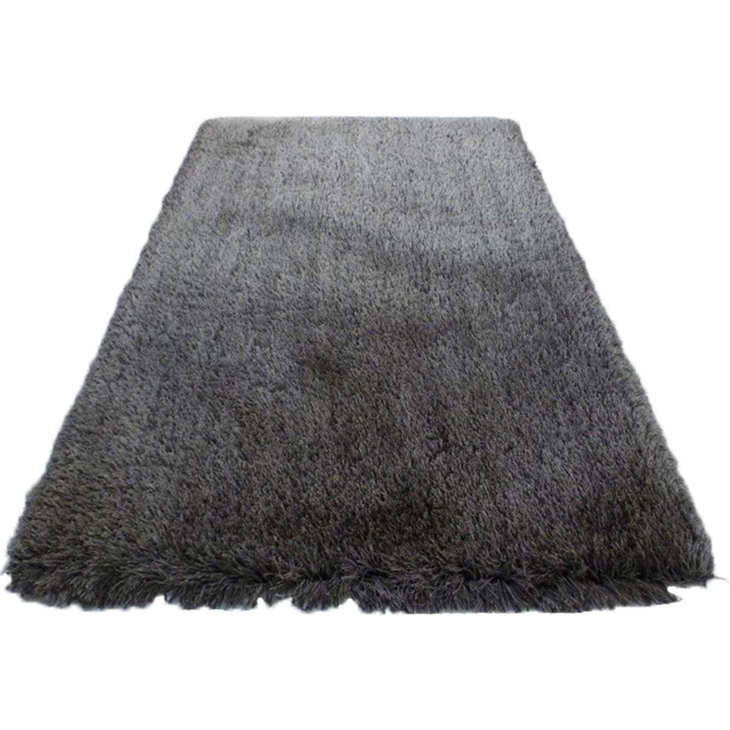 Sissi Shaggy Charcoal Rug 230x160cm Homebase