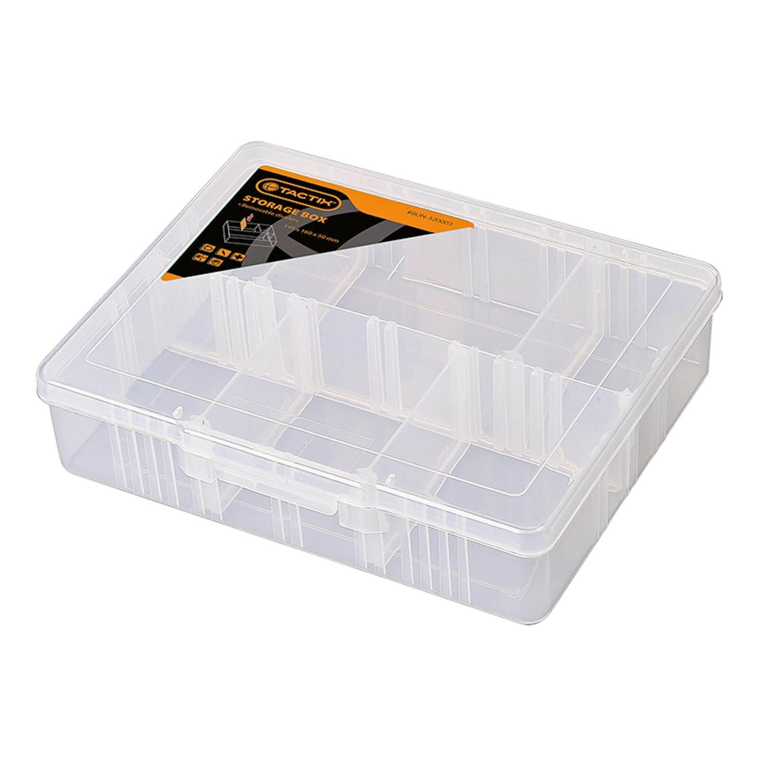 Tactix 6 Compartment Storage Box Homebase