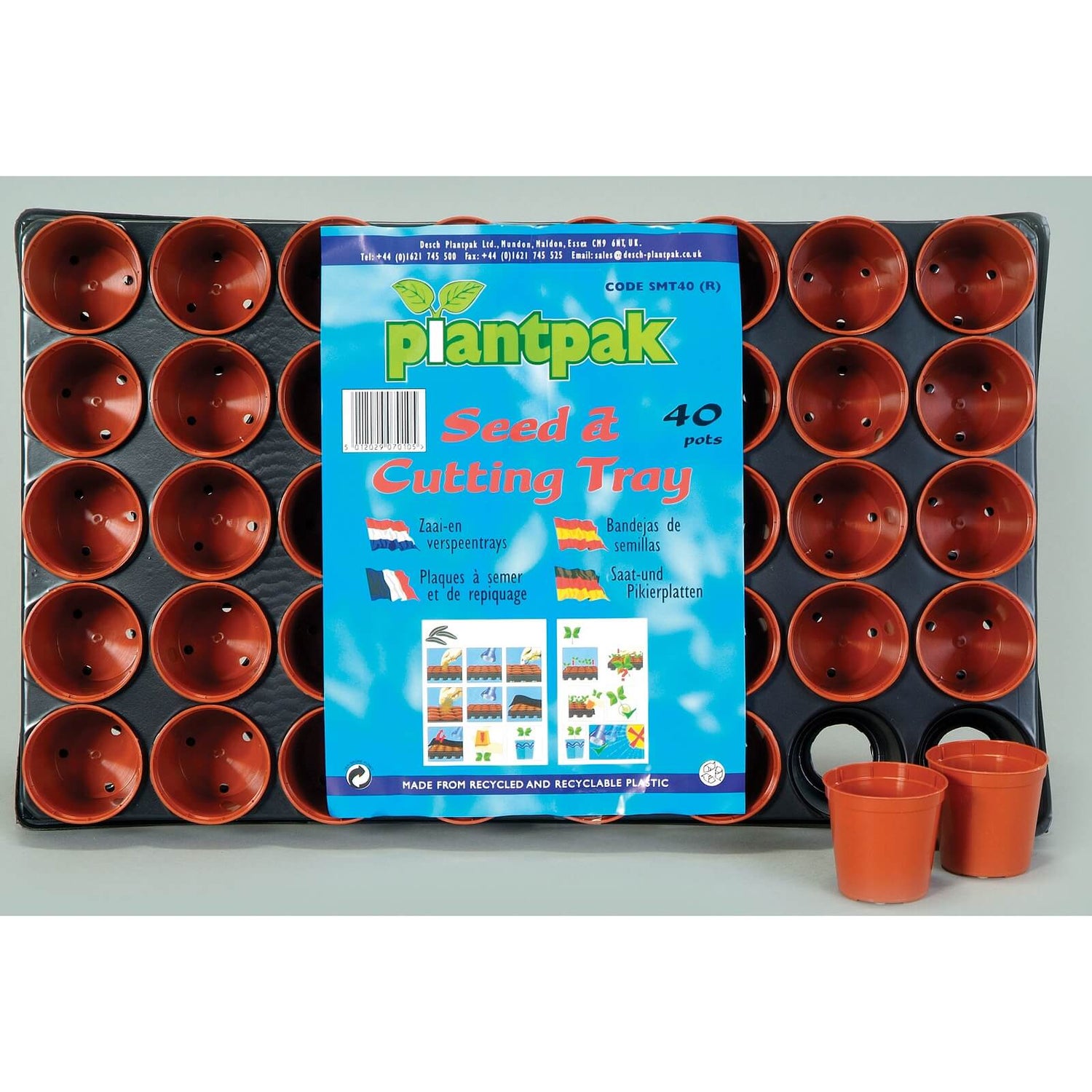 Seed And Cutting Tray 40 Pots Homebase