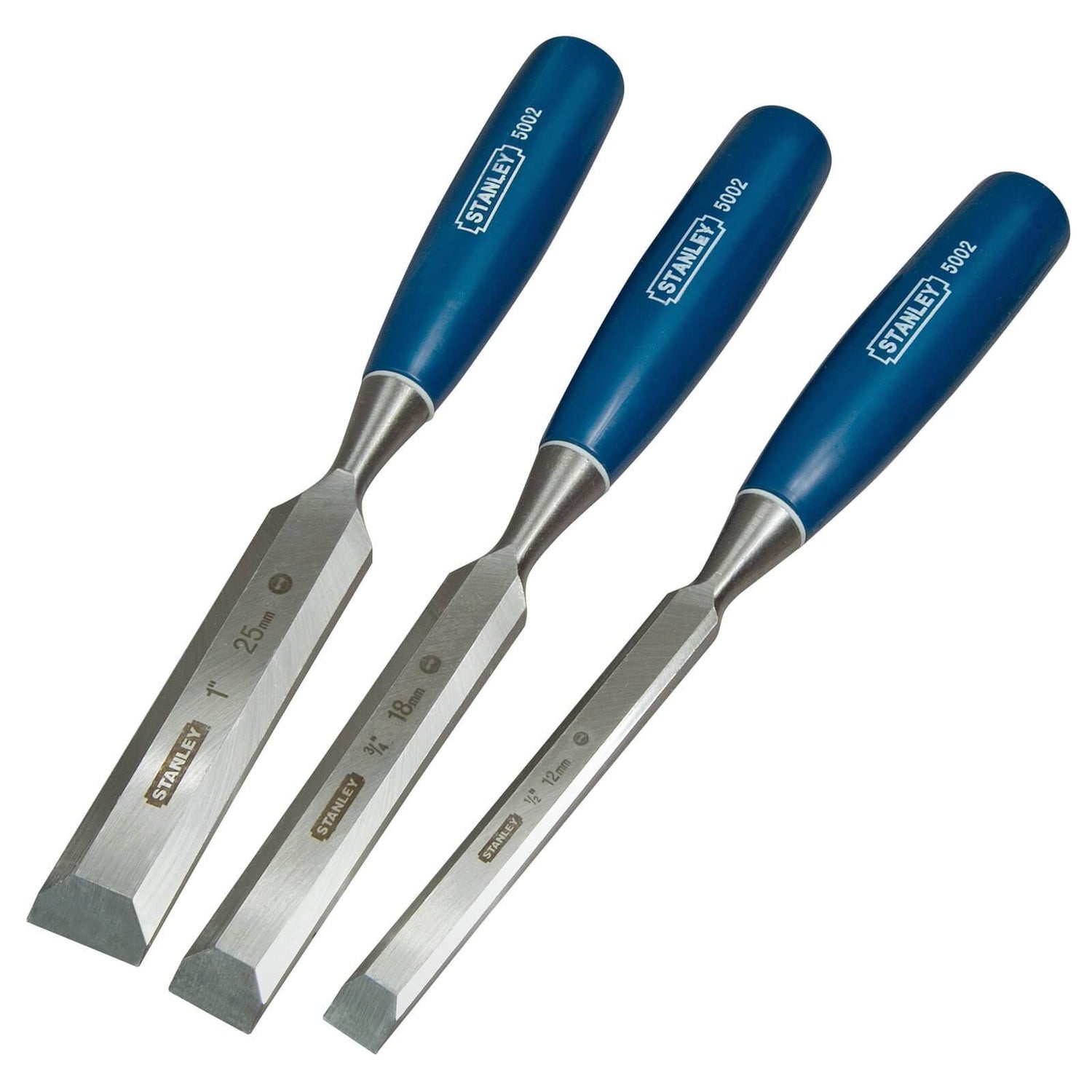 Stanley 5002 Series 3pc Chisel Set Homebase