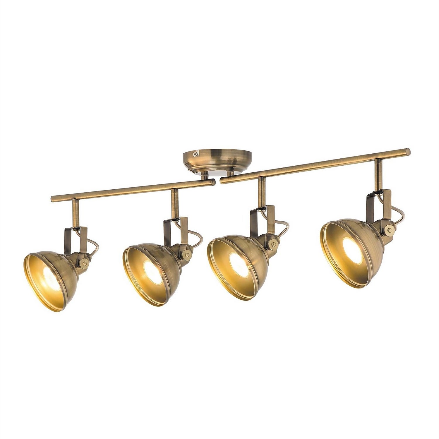 Verve Design Antique Brass Ditavon 4 x 35W Spotlight Homebase