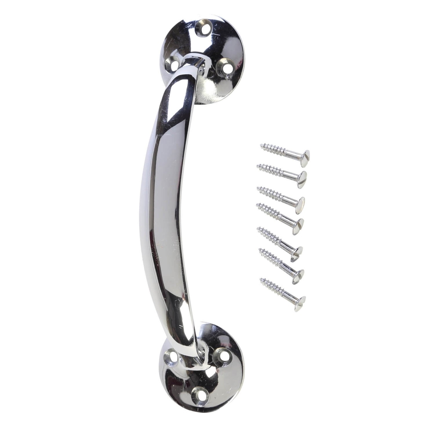 Victorian Bow Handle Polished Chrome 150mm Homebase