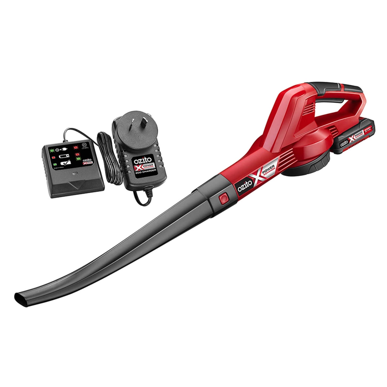 Ozito Power X Change 18V Cordless Leaf Blower Kit Homebase