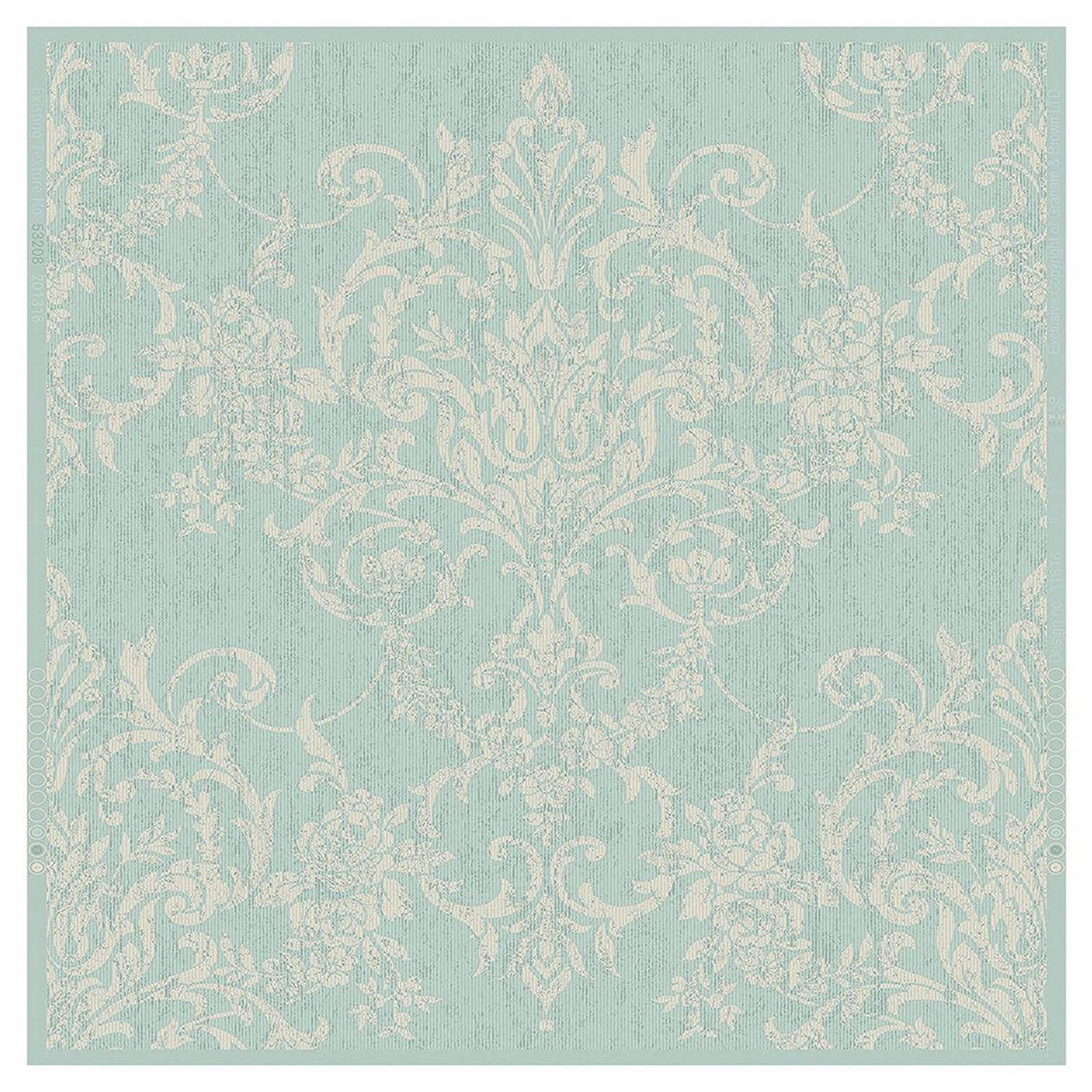 Superfresco Easy Paste the Wall Victorian Damask Wallpaper Duck Egg