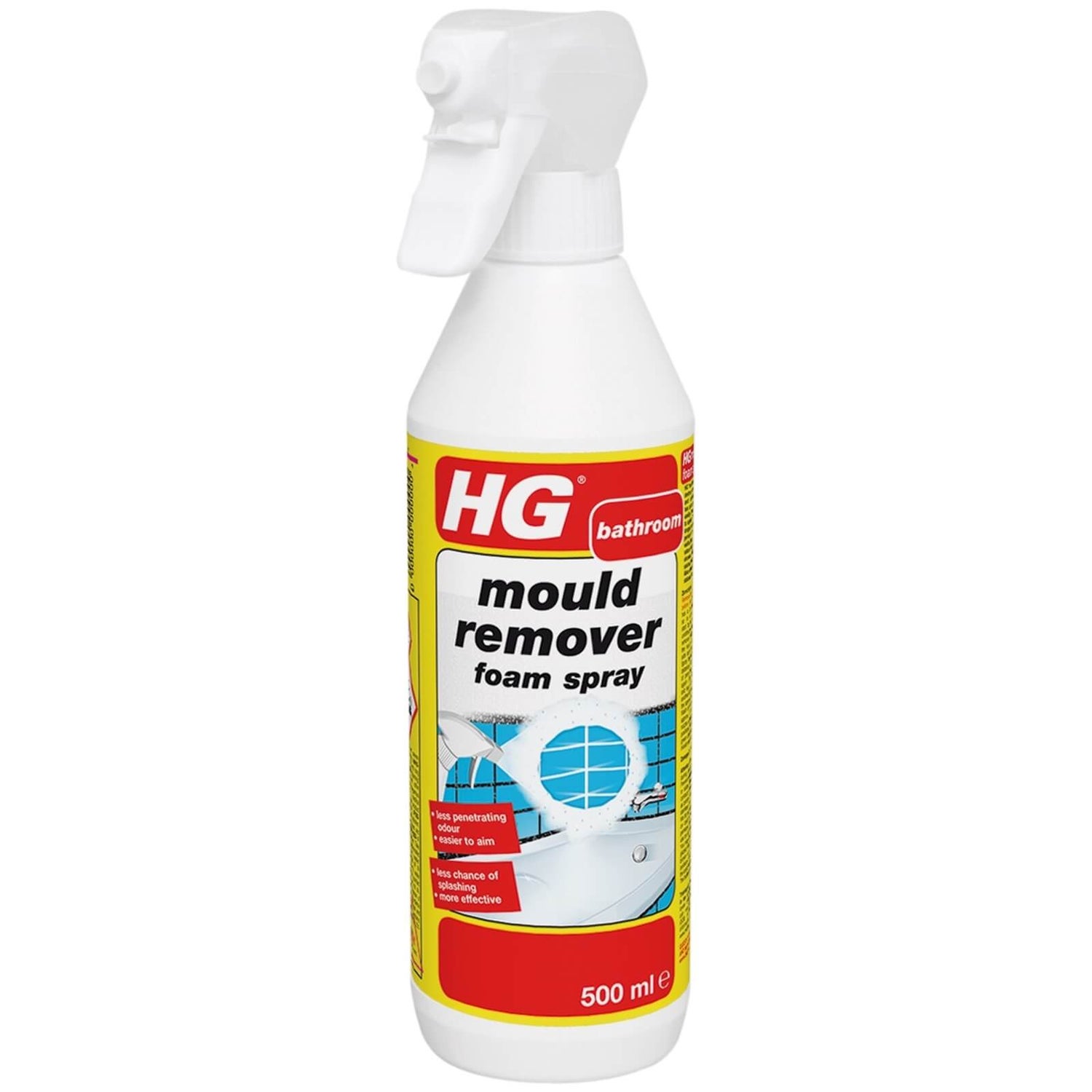 HG Mould Remover Foam Spray 500ml Homebase