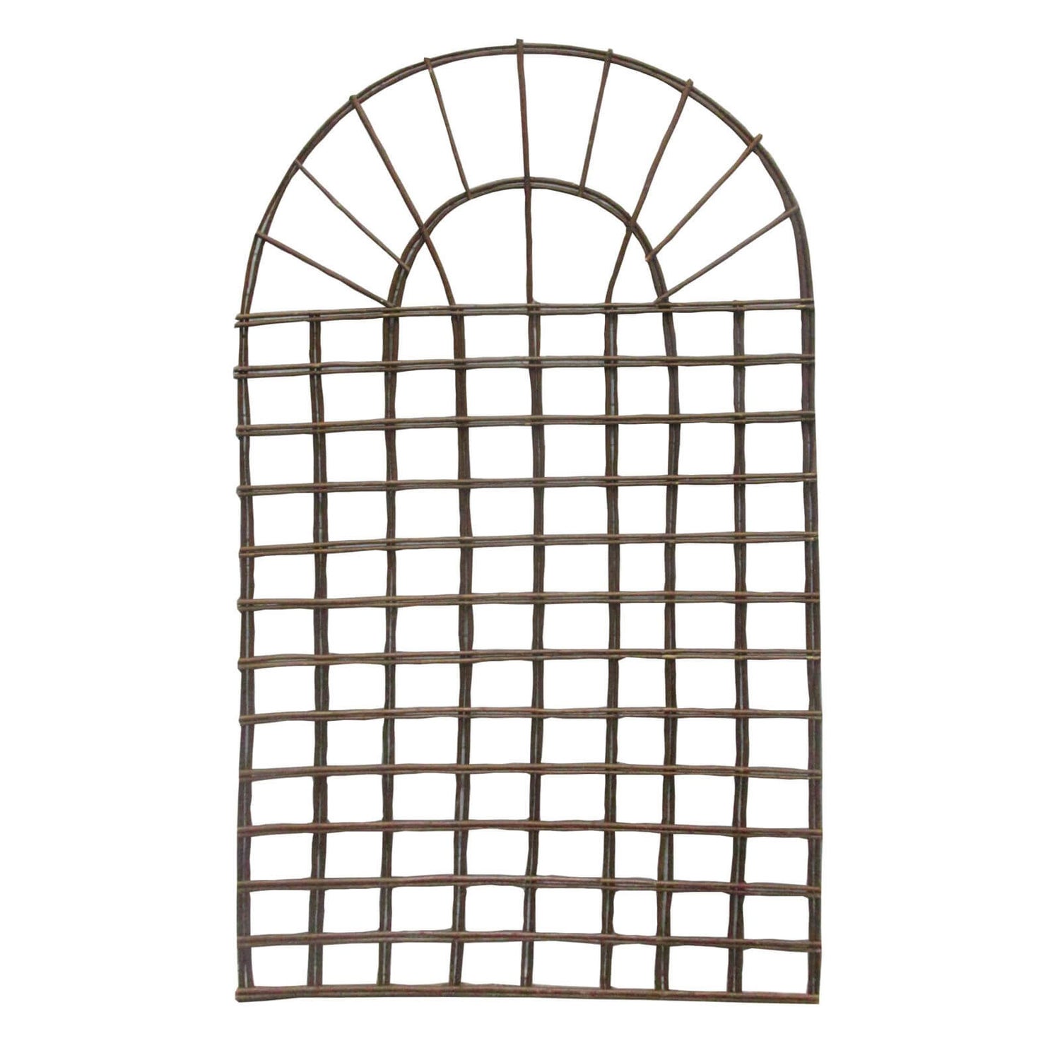 Homebase Decorative Willow Arch Trellis 90cm x 180cm Homebase