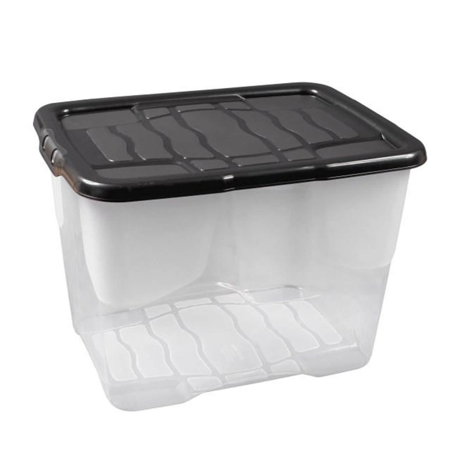 Curve 24L Storage Box with Black Lid Homebase