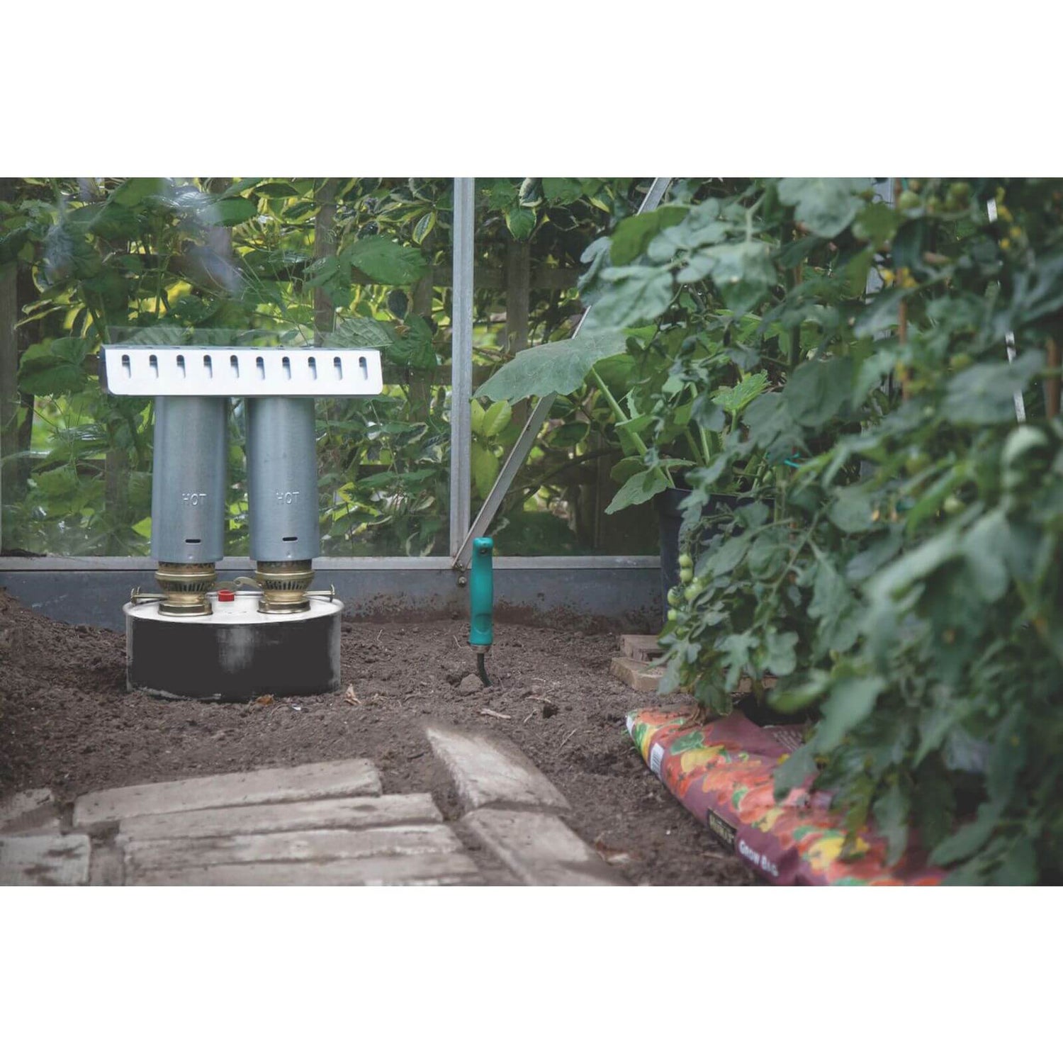 Apollo Twin Greenhouse Heater Homebase