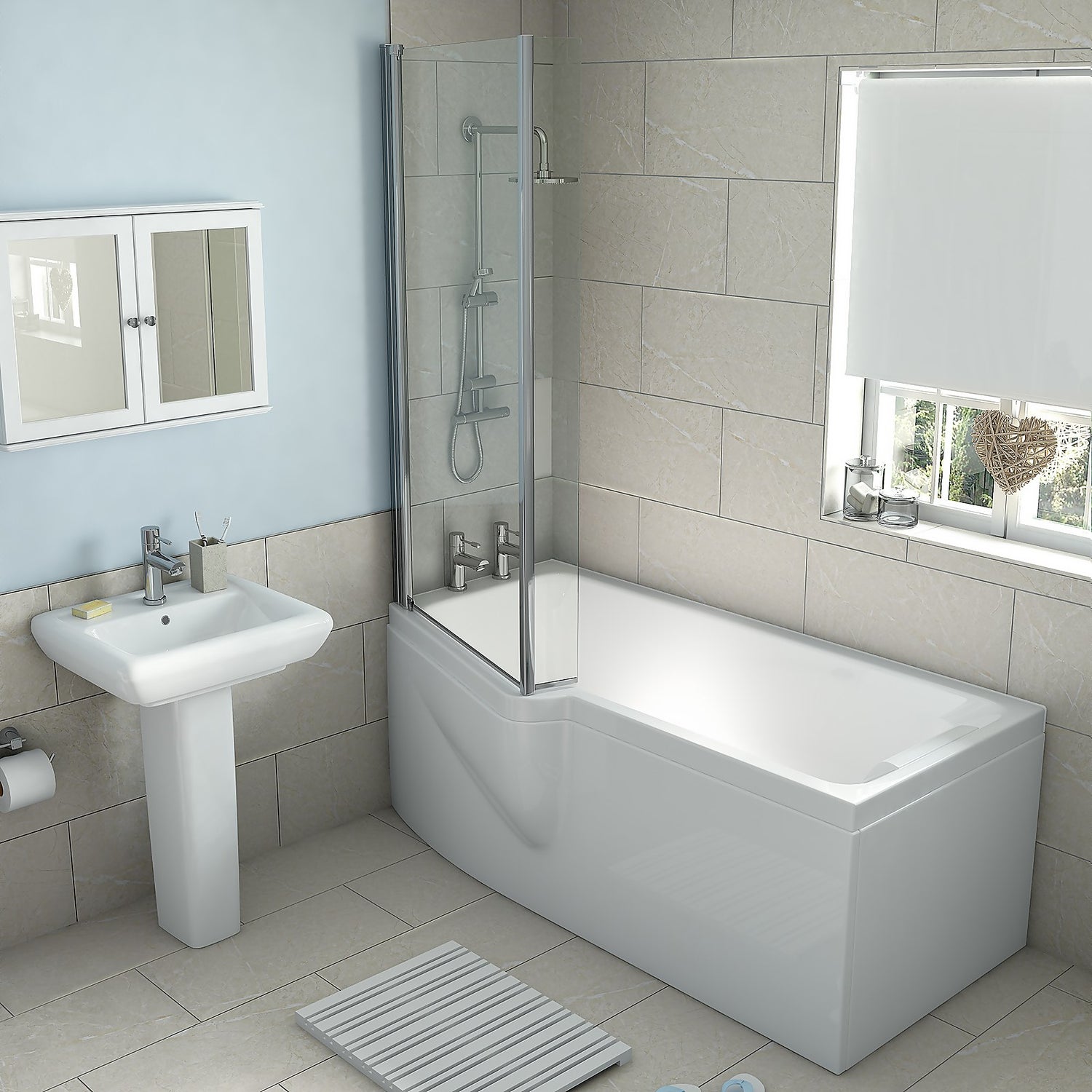 Floor Tiles Bathroom Homebase Floor Roma