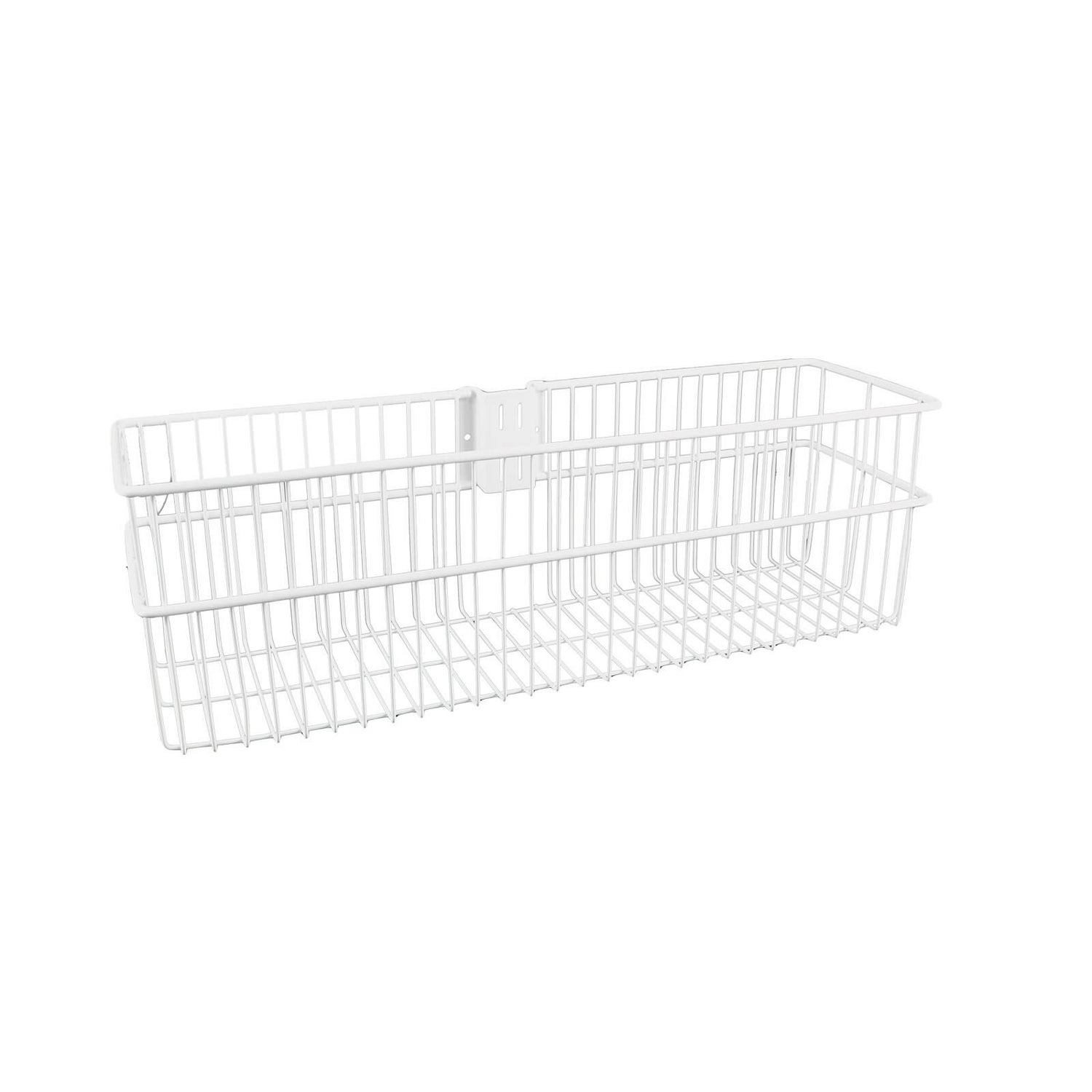 Large Storage Basket White Homebase