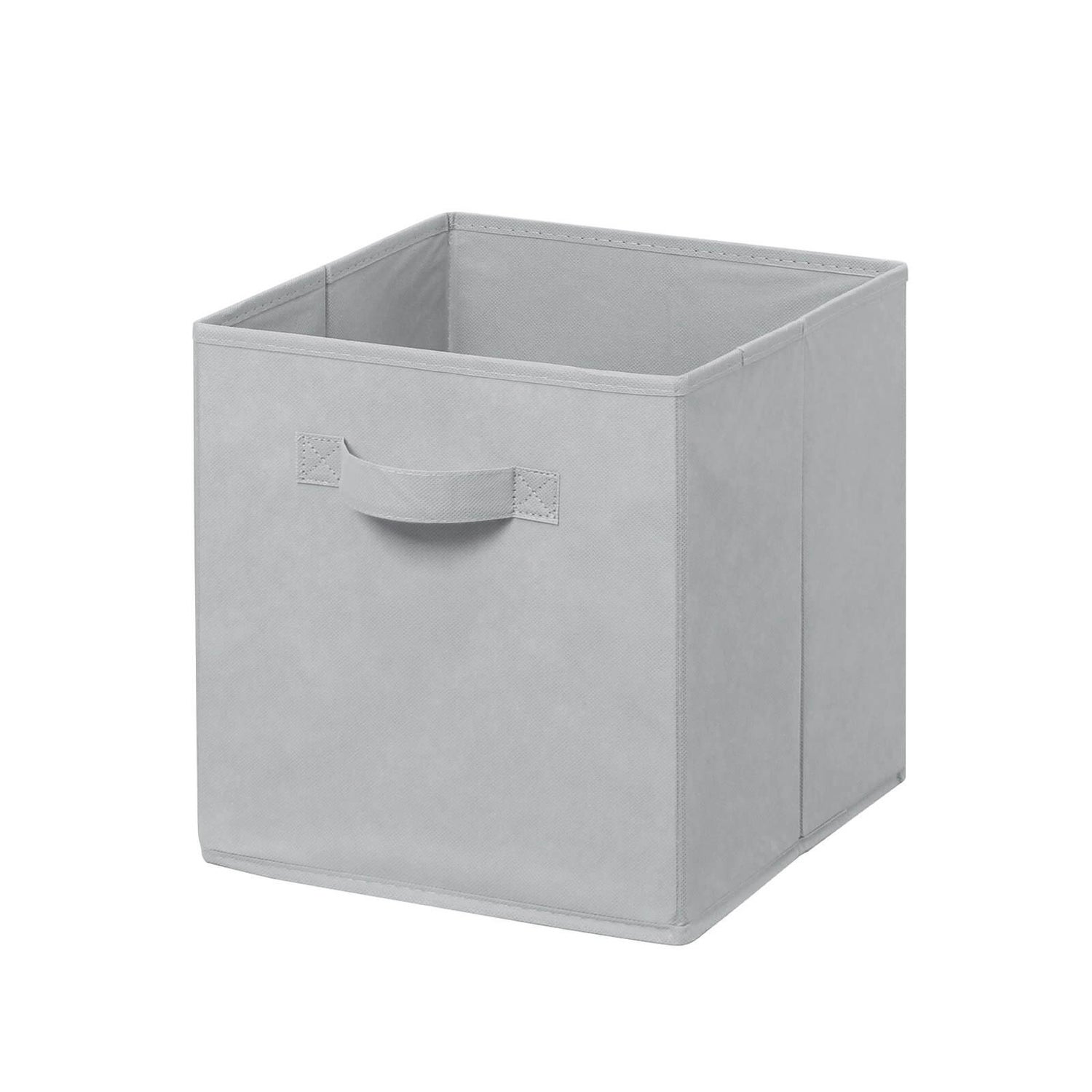 Compact Cube Fabric Insert Light Grey Homebase