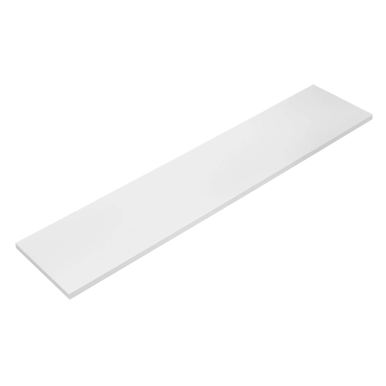 Timber Shelf White 900x200x16mm Homebase