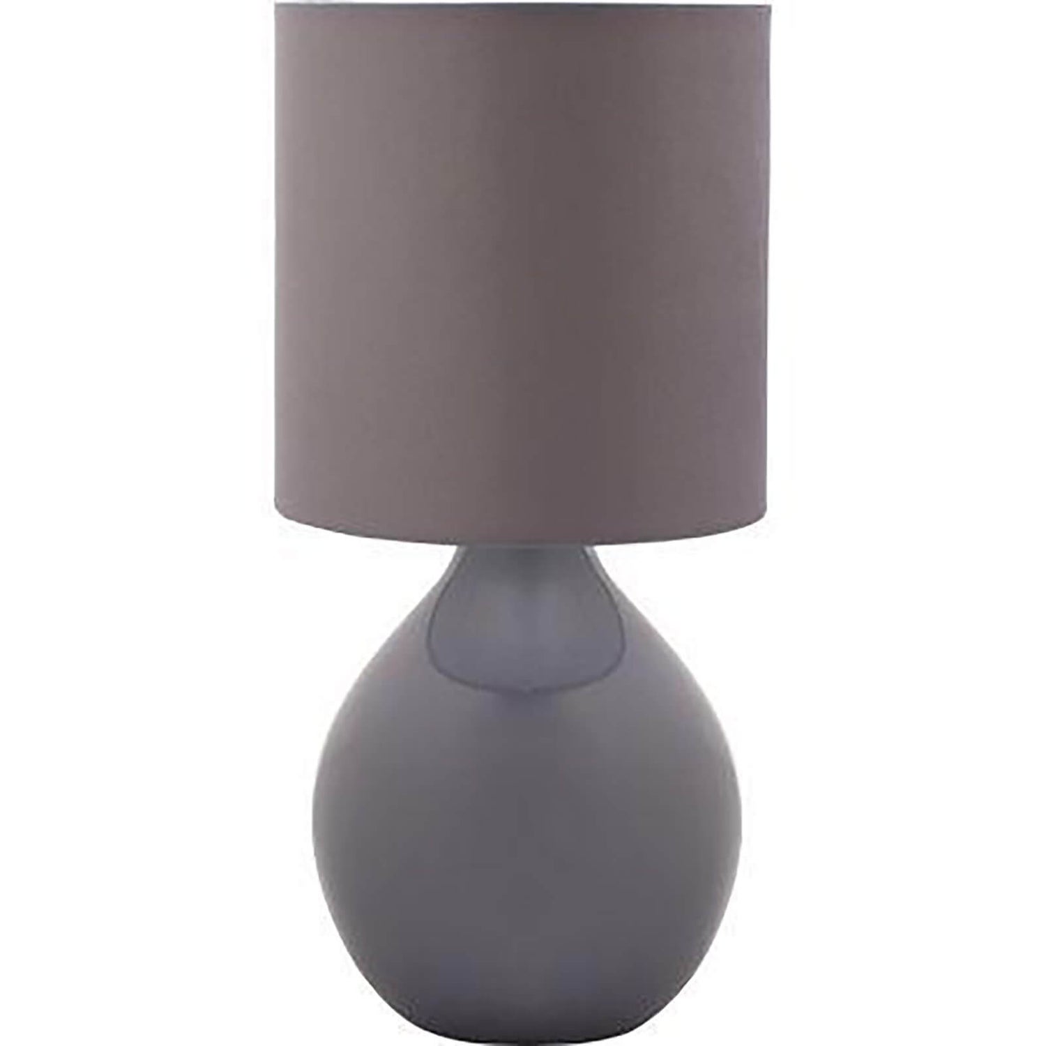 Mini Table Lamp Grey Homebase