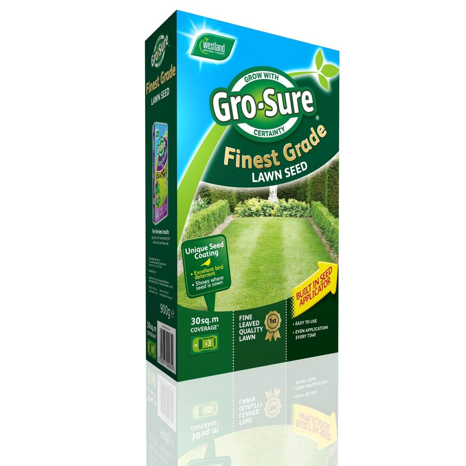 GroSure Finest Lawn seed 30m2 Homebase