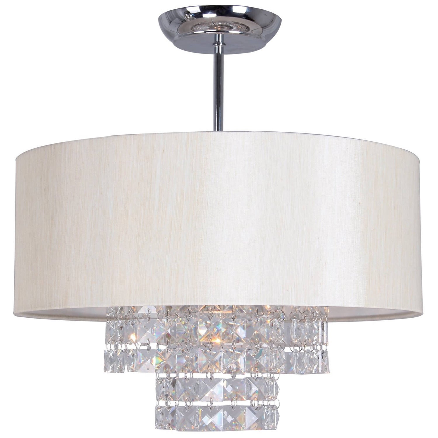 Celia Glass Droplets Chandelier Homebase