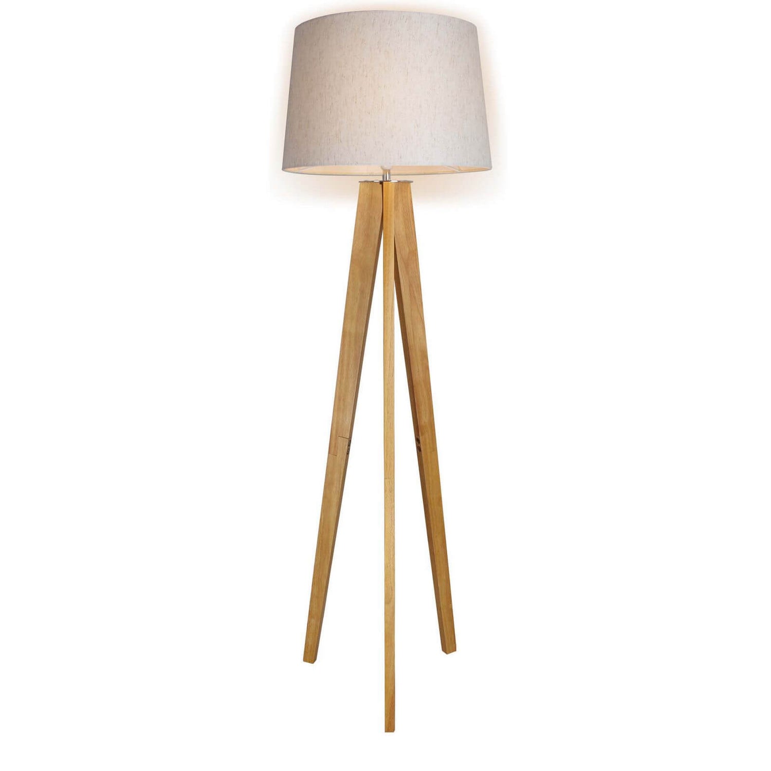 Poppy Tripod Floor Lamp Natural Homebase