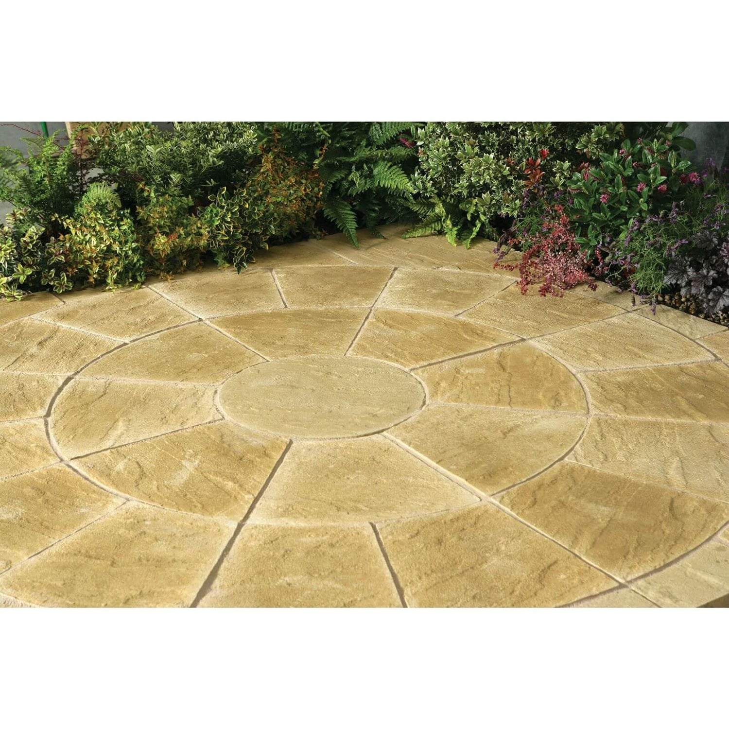 Stylish Stone Chantry Circle Kit 2.4m Gold Homebase