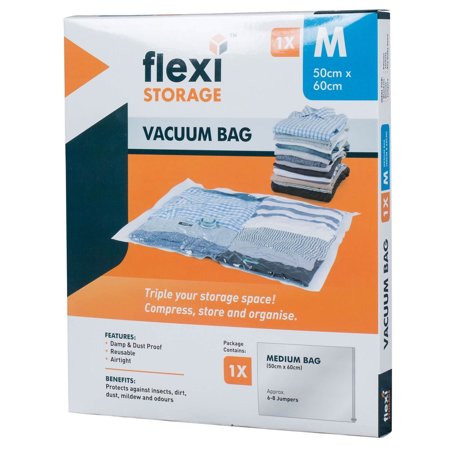 Vacuum Storage Bag Medium Homebase
