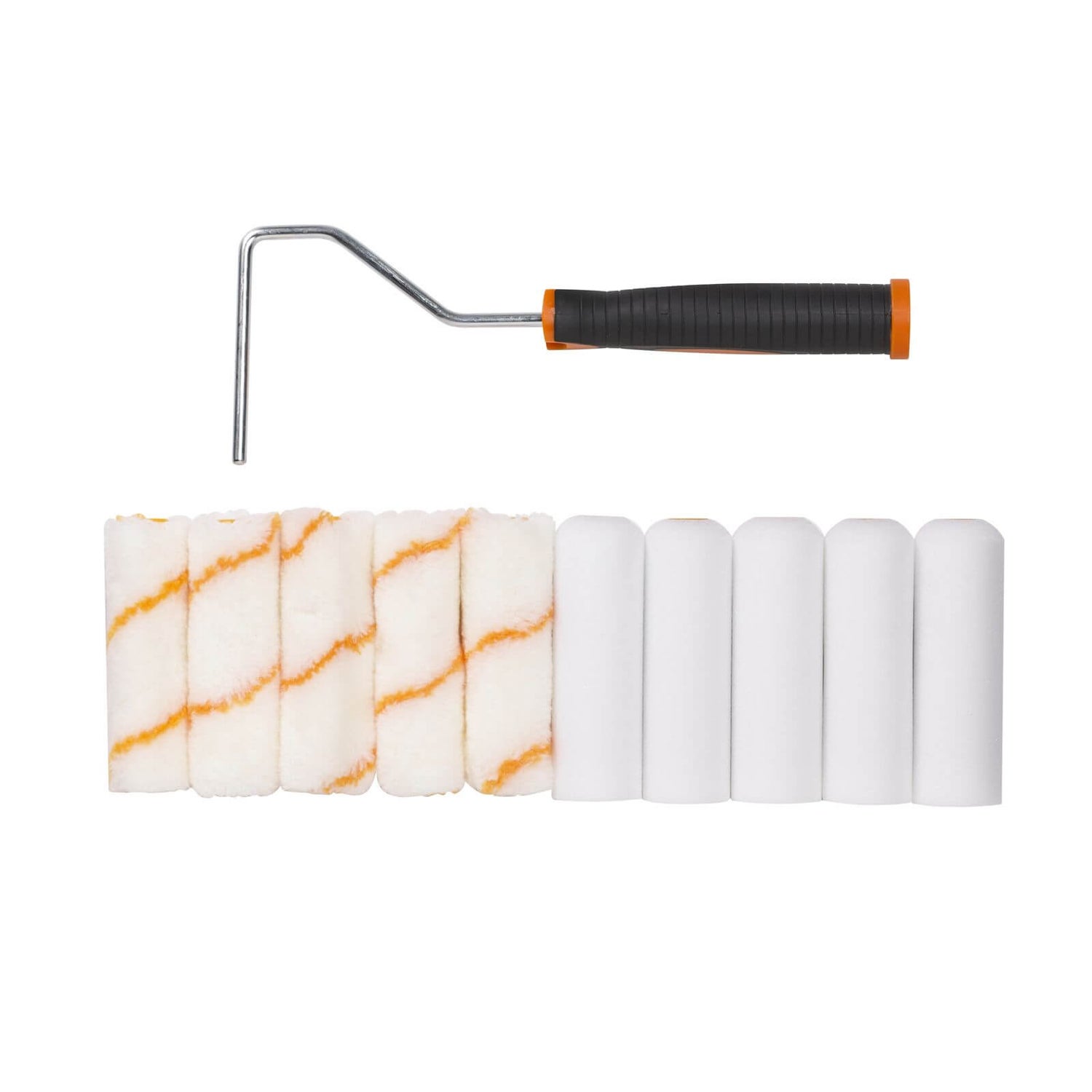 Harris Emulsion & Gloss 4in Roller Set with 10 Sleeves Homebase