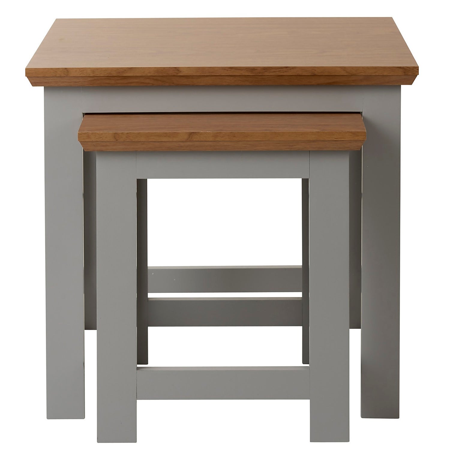 Diva Nest of 2 Tables Grey Homebase