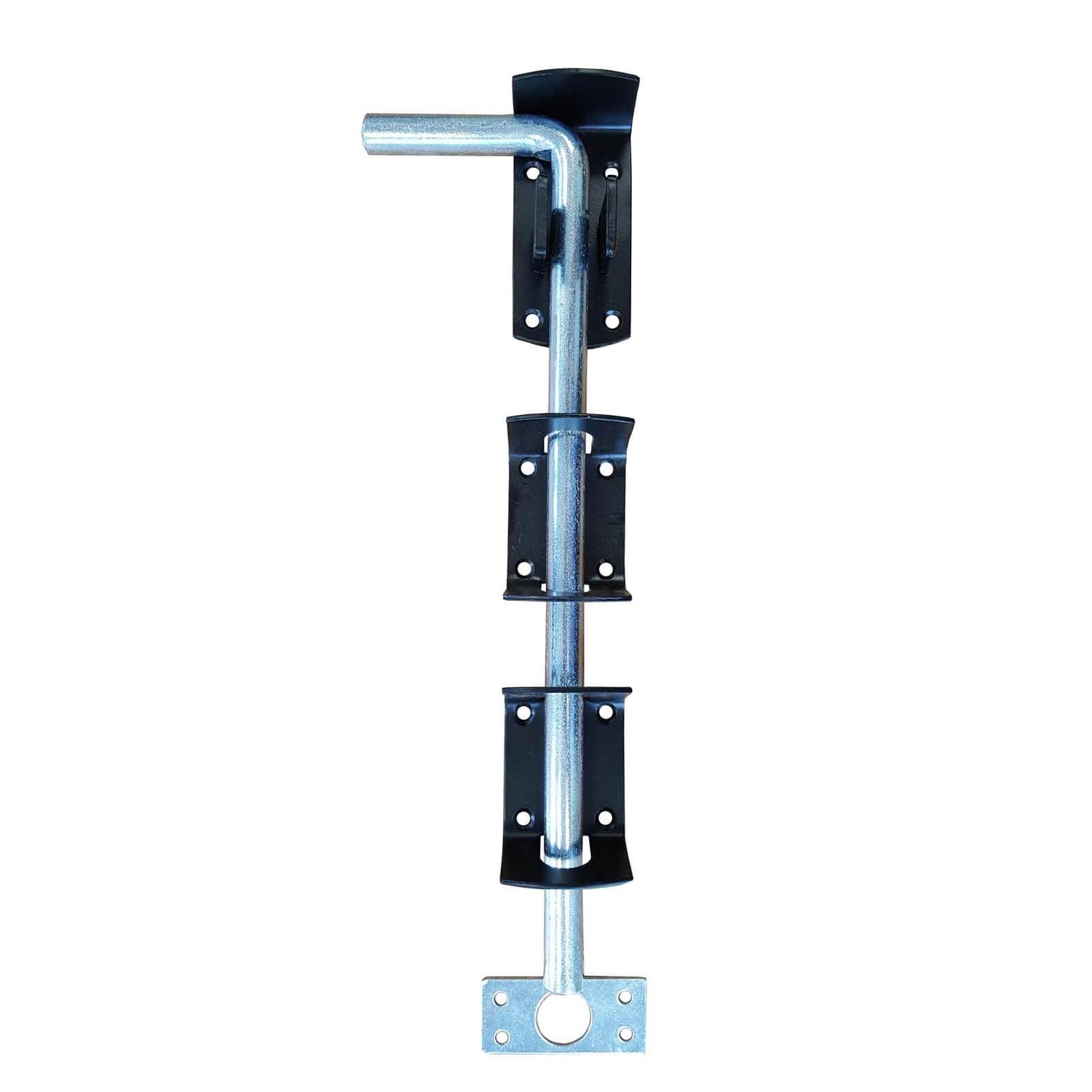 Garage Door Bolt Galvanised Black 300mm Homebase