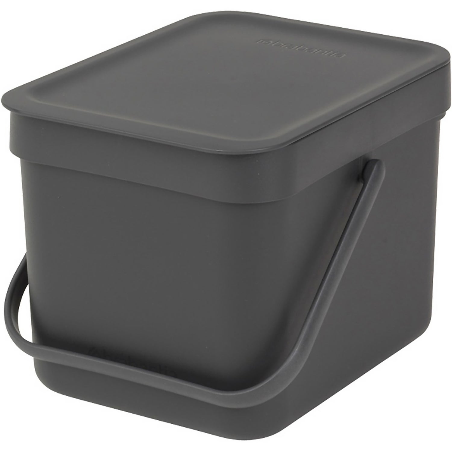 Brabantia Sort & Go Waste Bin 6L Grey Homebase