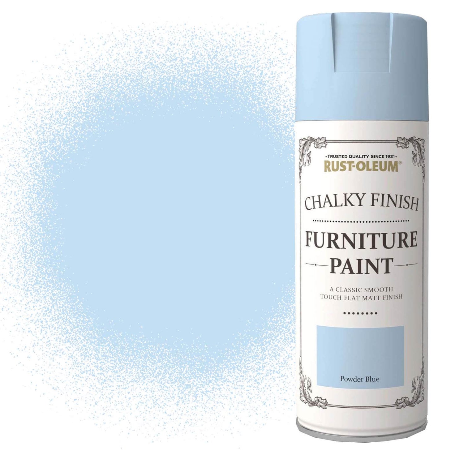 RustOleum Furniture Spray Paint Powder Blue 400ml Homebase