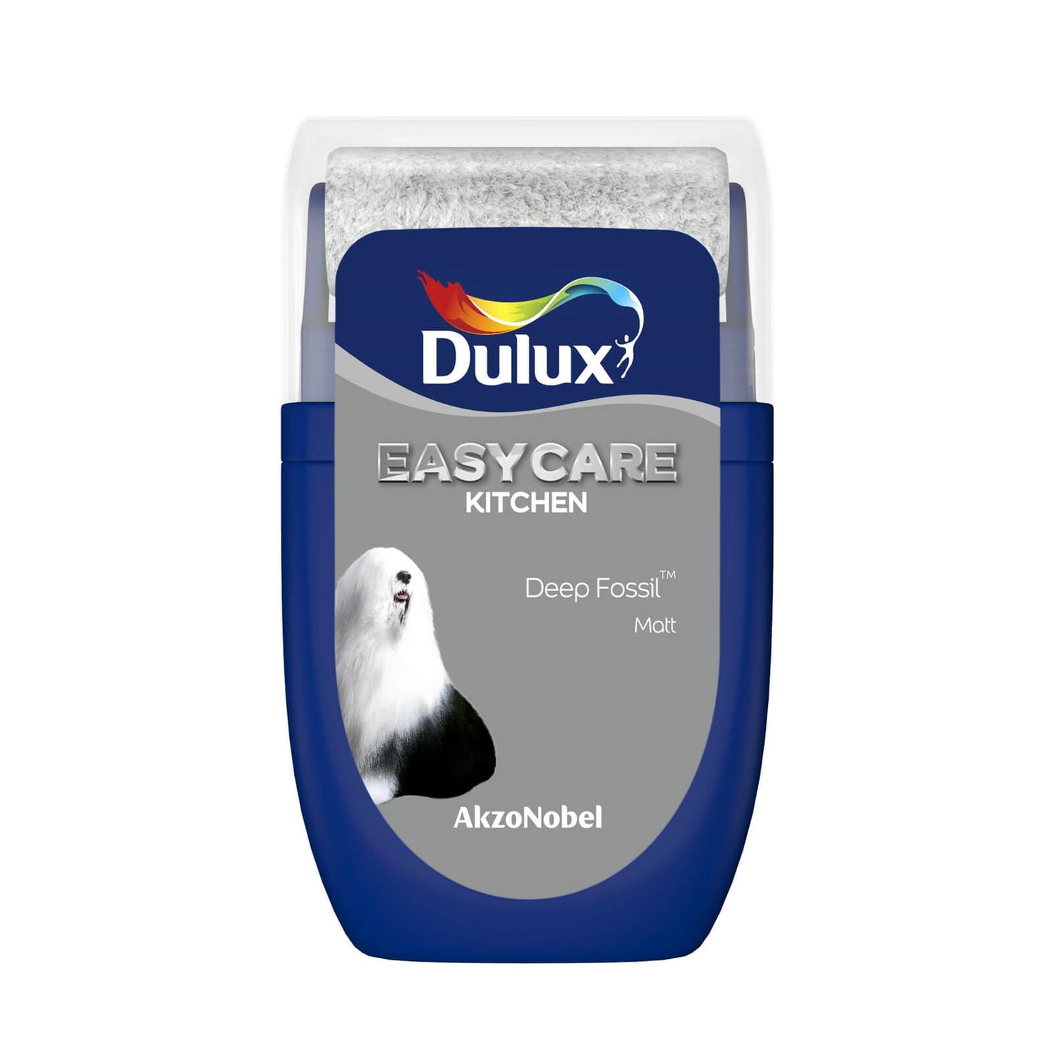 Dulux Easycare Kitchen Deep Fossil Tester Paint 30ml Homebase