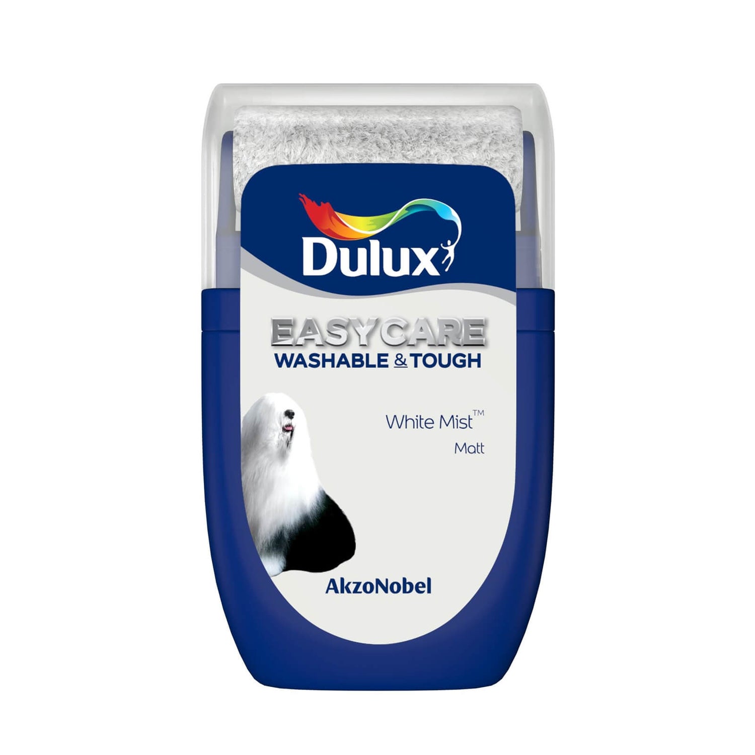Dulux Easycare Washable & Tough White Mist Tester Paint 30ml Homebase