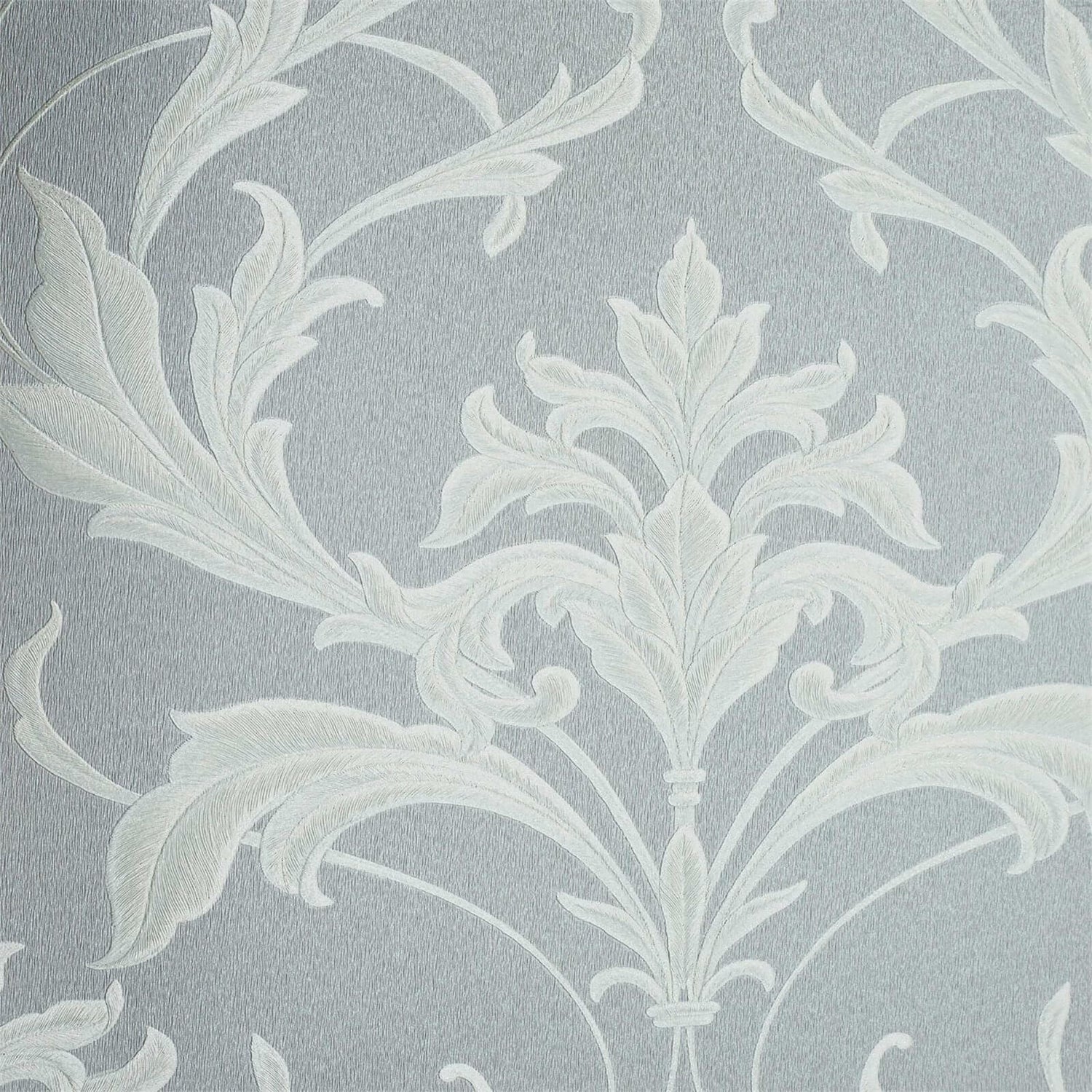 Boutique HWV Oxford Silver Grey Wallpaper Homebase