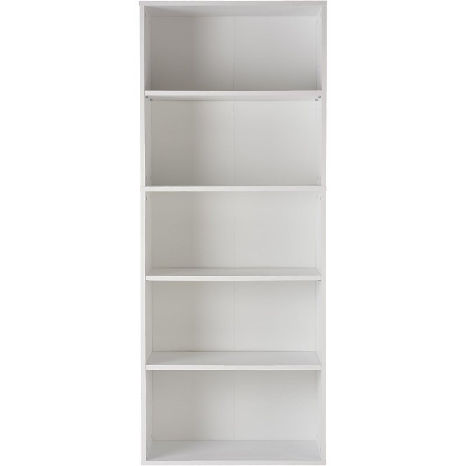 5 Tier Bookcase White Homebase