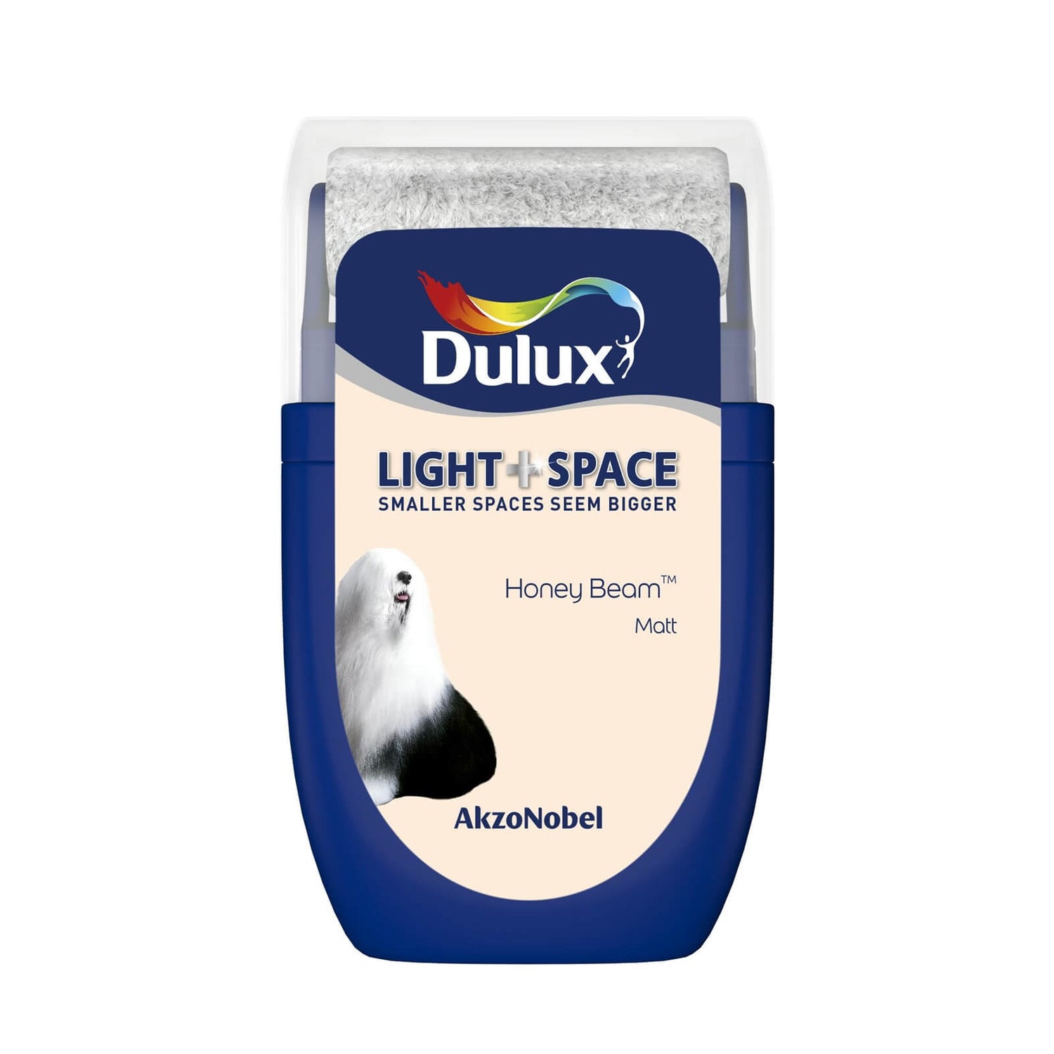 Dulux Light & Space Honey Beam Tester Paint 30ml Homebase