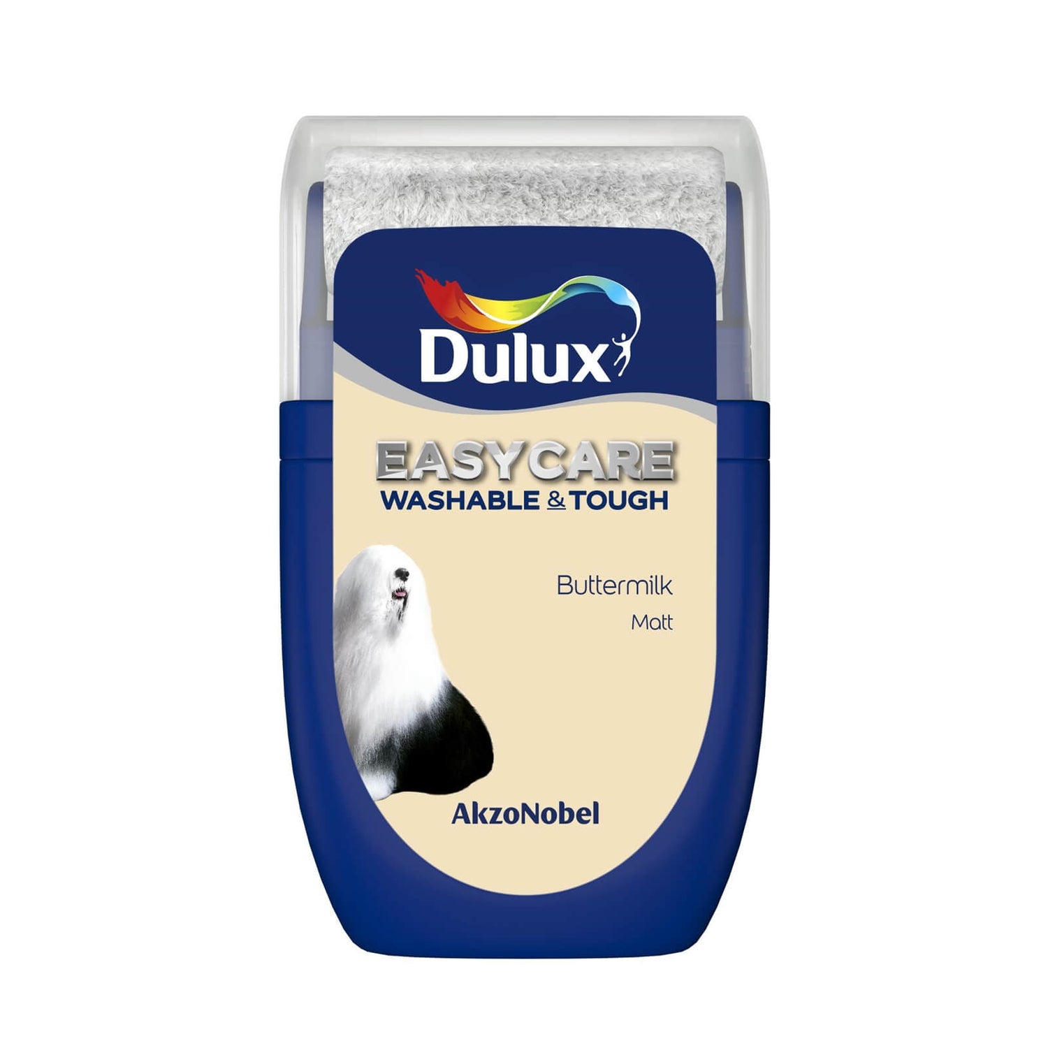 Dulux Easycare Washable & Tough Buttermilk Tester Paint 30ml Homebase