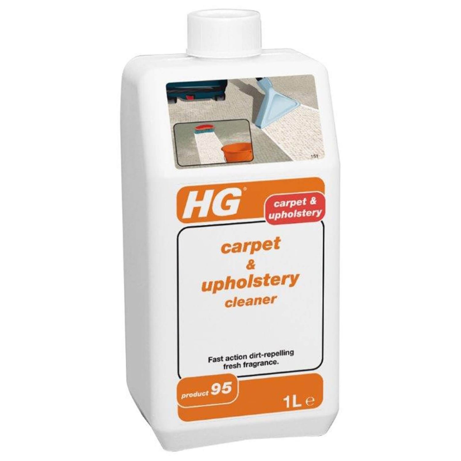 HG Carpet and Upholstery Cleaner (product 95) 1L Homebase
