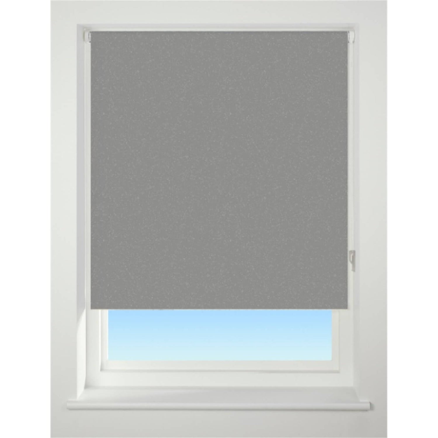 Sparkle Grey 60cm Roller Blind Homebase