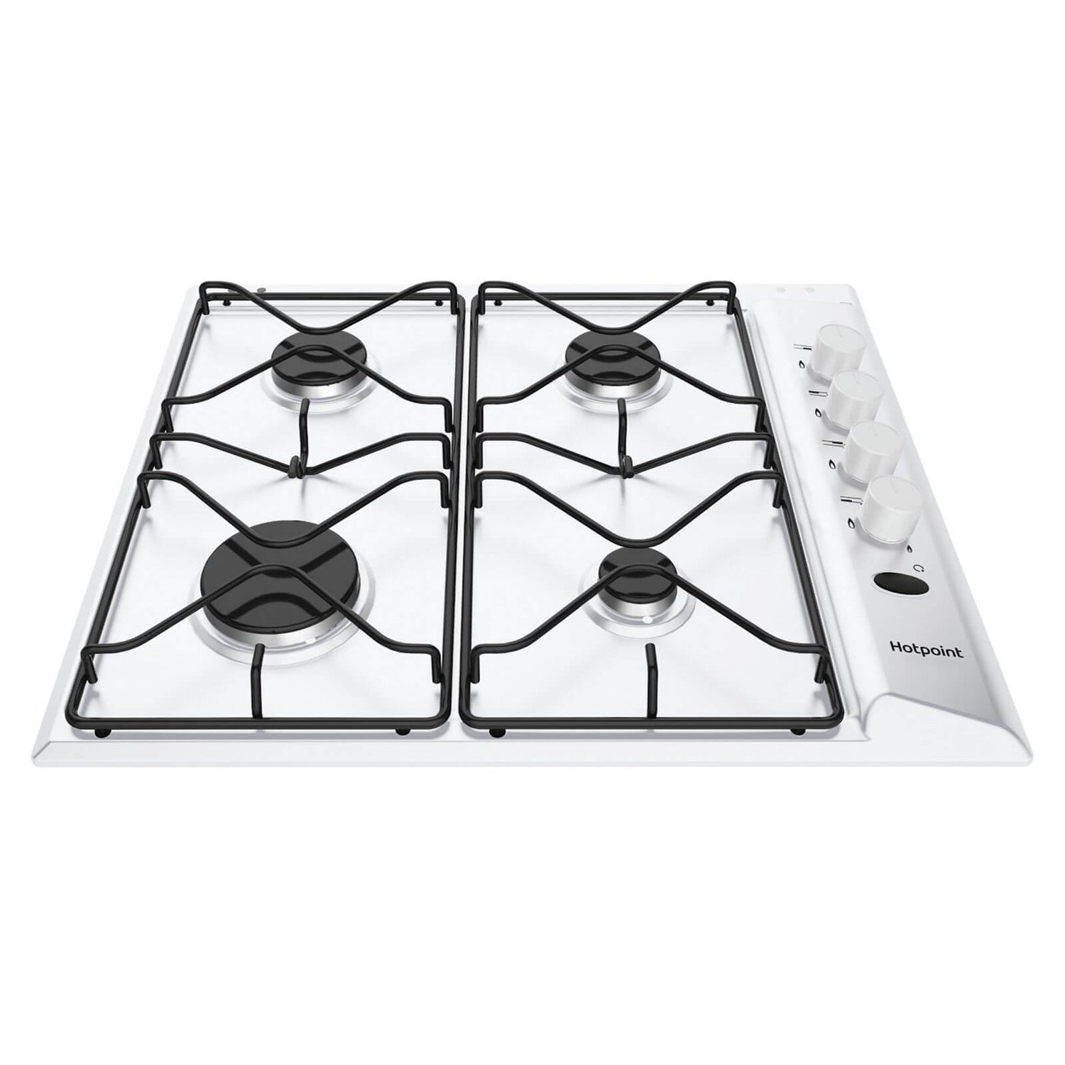 Hotpoint PAS 642 /HWH Gas Hob 60cm White Homebase