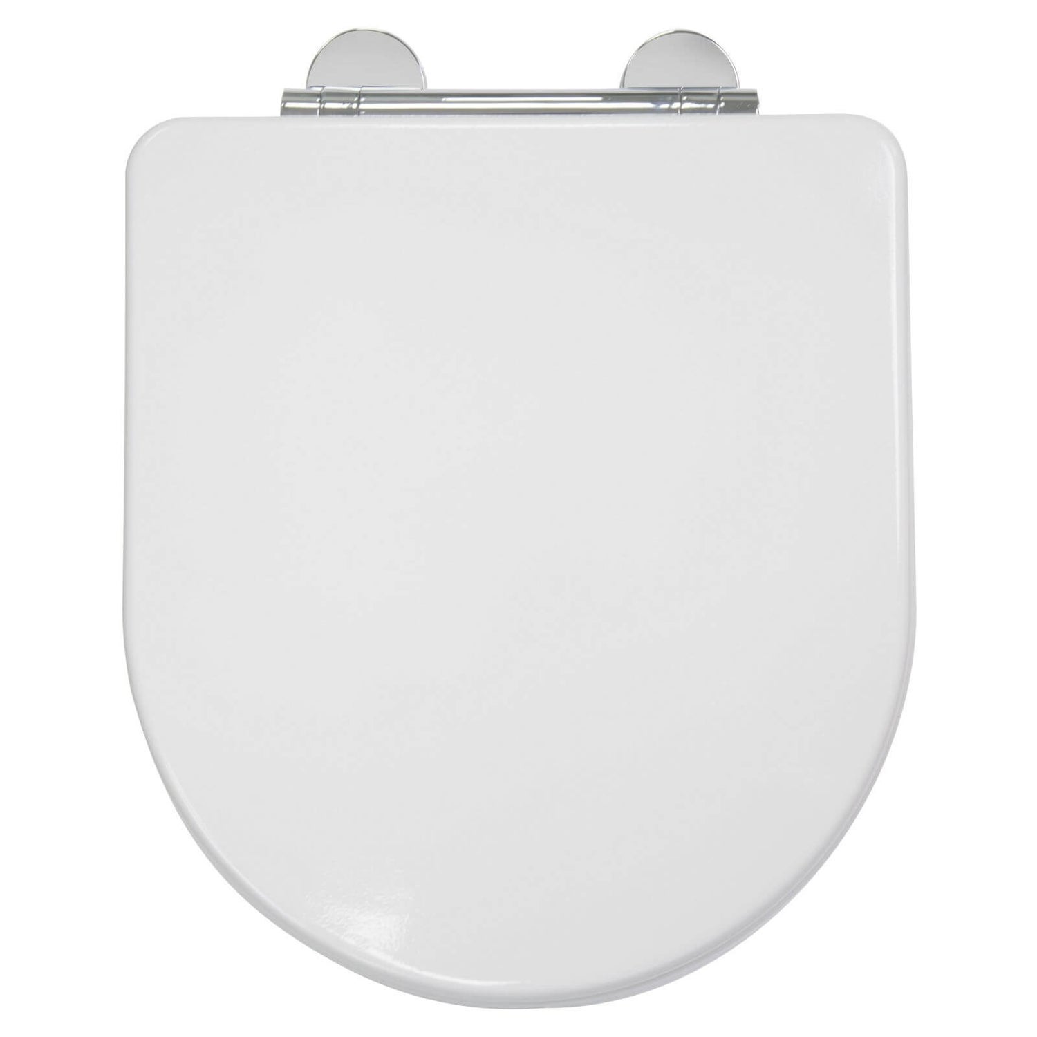 Croydex Garda DShaped Moulded Wood Toilet Seat White Homebase