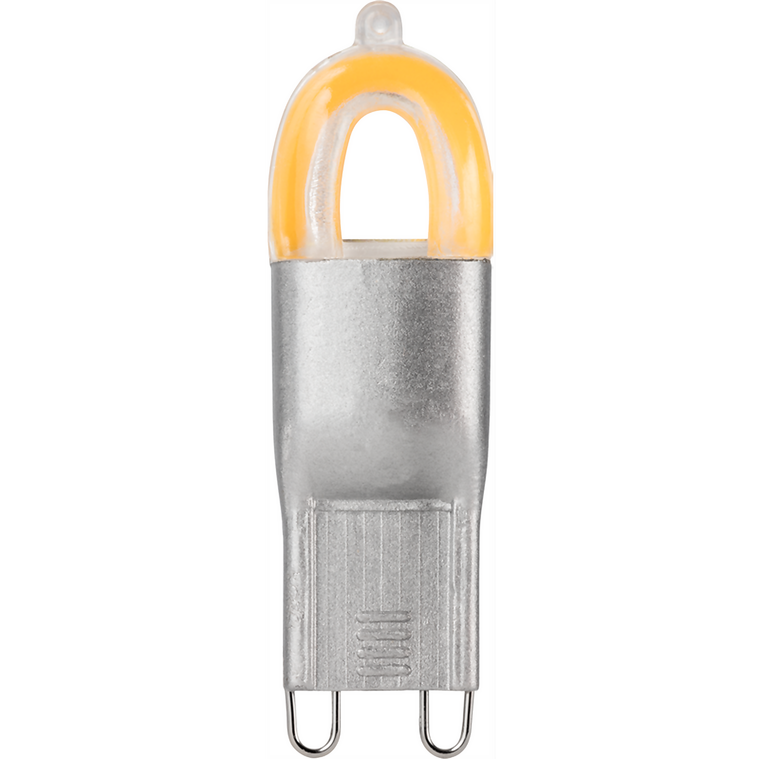 TCP LED G9 3W Silver Clear Light Bulb 3000K 2 pack Homebase