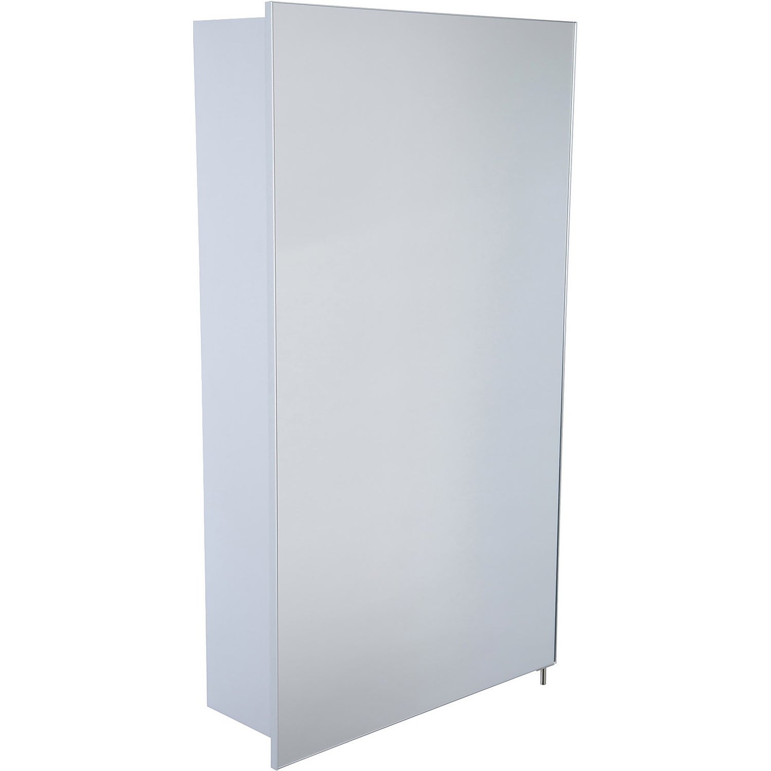Croydex Maiford Single Door Illuminated Aluminium Bathroom