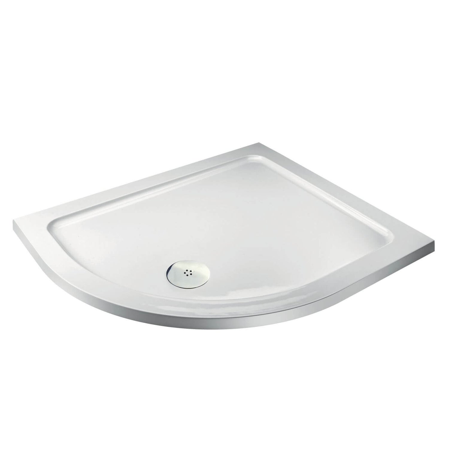 Aqualux Offset Quadrant LH Shower Tray 1200 x 900 x 35mm Homebase