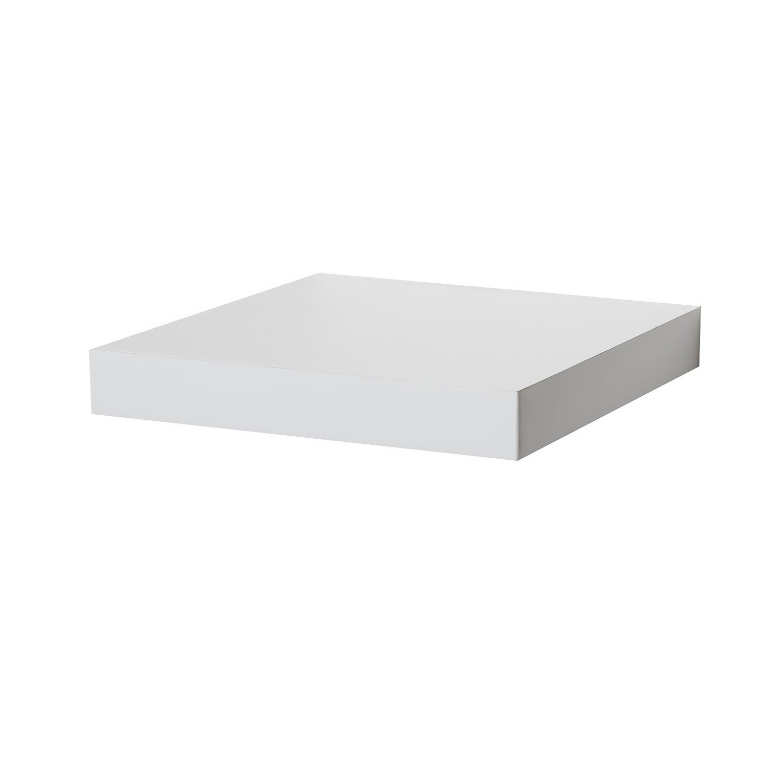 Floating Shelf White Matt 235 x 235 x 38mm Homebase
