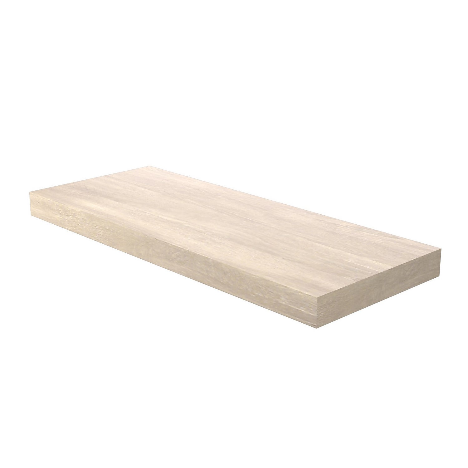 Floating Shelf Sanoma Oak 600 x 240 x 38mm Homebase